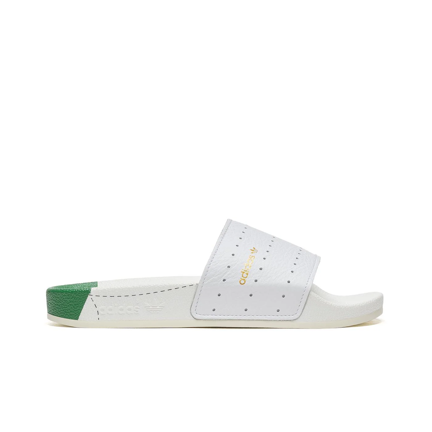 Adidas Adilette Ftwr White/Green/Ftwr White