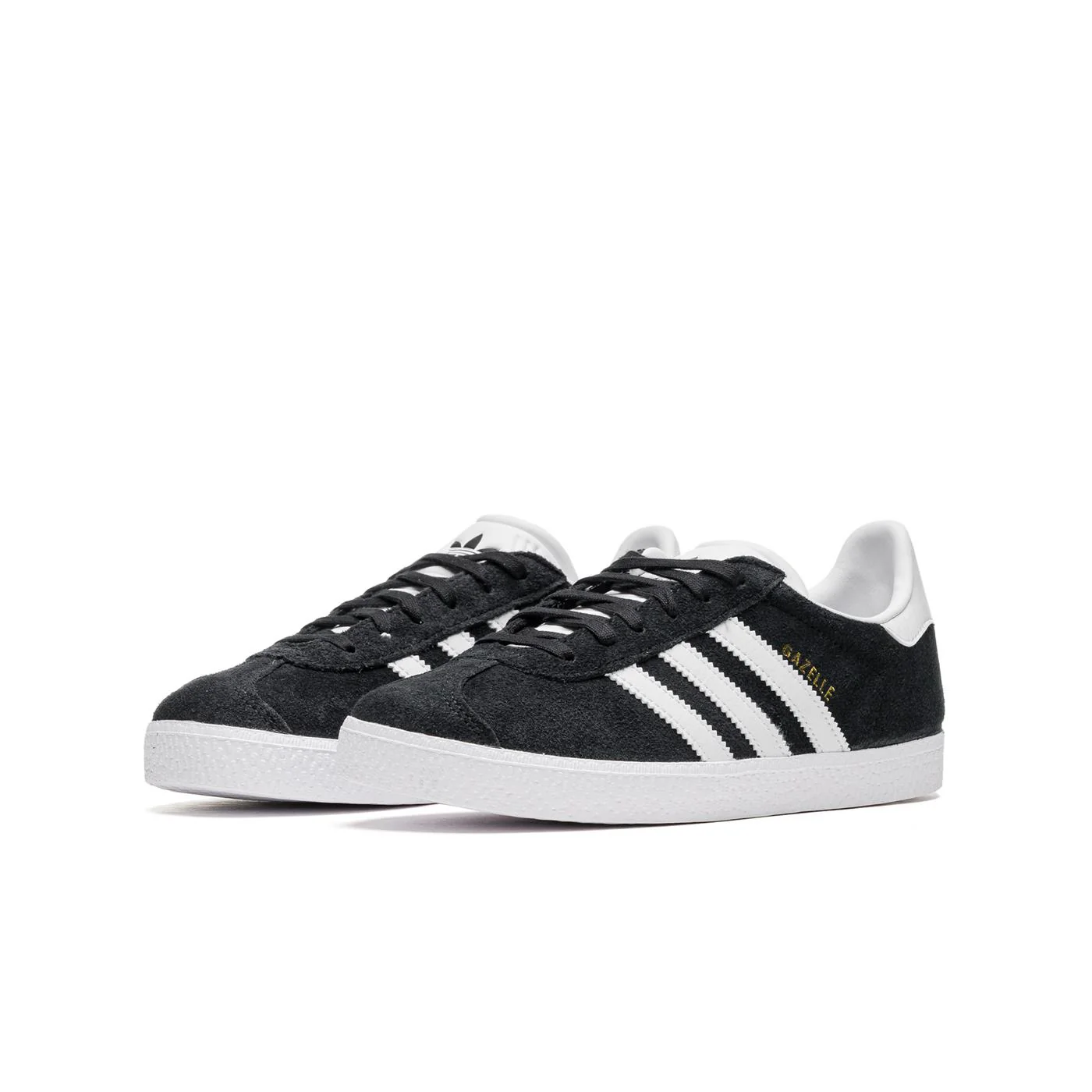 Adidas Gazelle J Core Black/Ftw White/Gold Metallic - Image 3