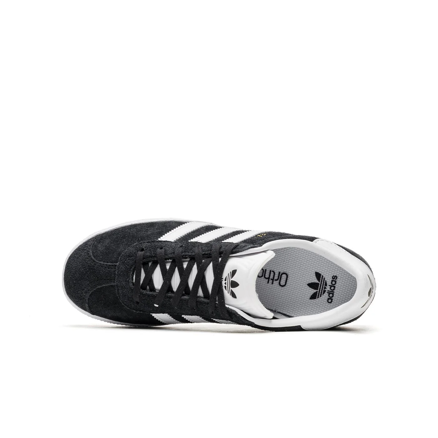 Adidas Gazelle J Core Black/Ftw White/Gold Metallic - Image 5