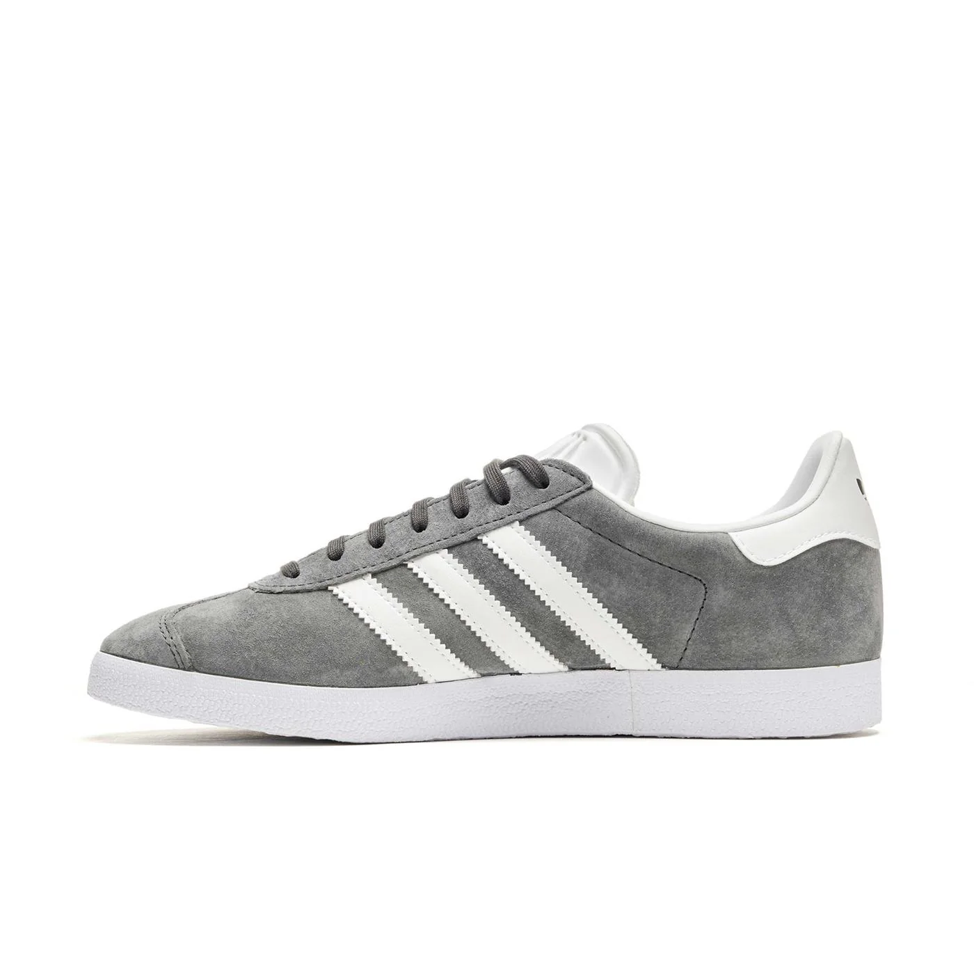 Adidas Gazelle Solid Grey/White/Metallic Gold - Image 3