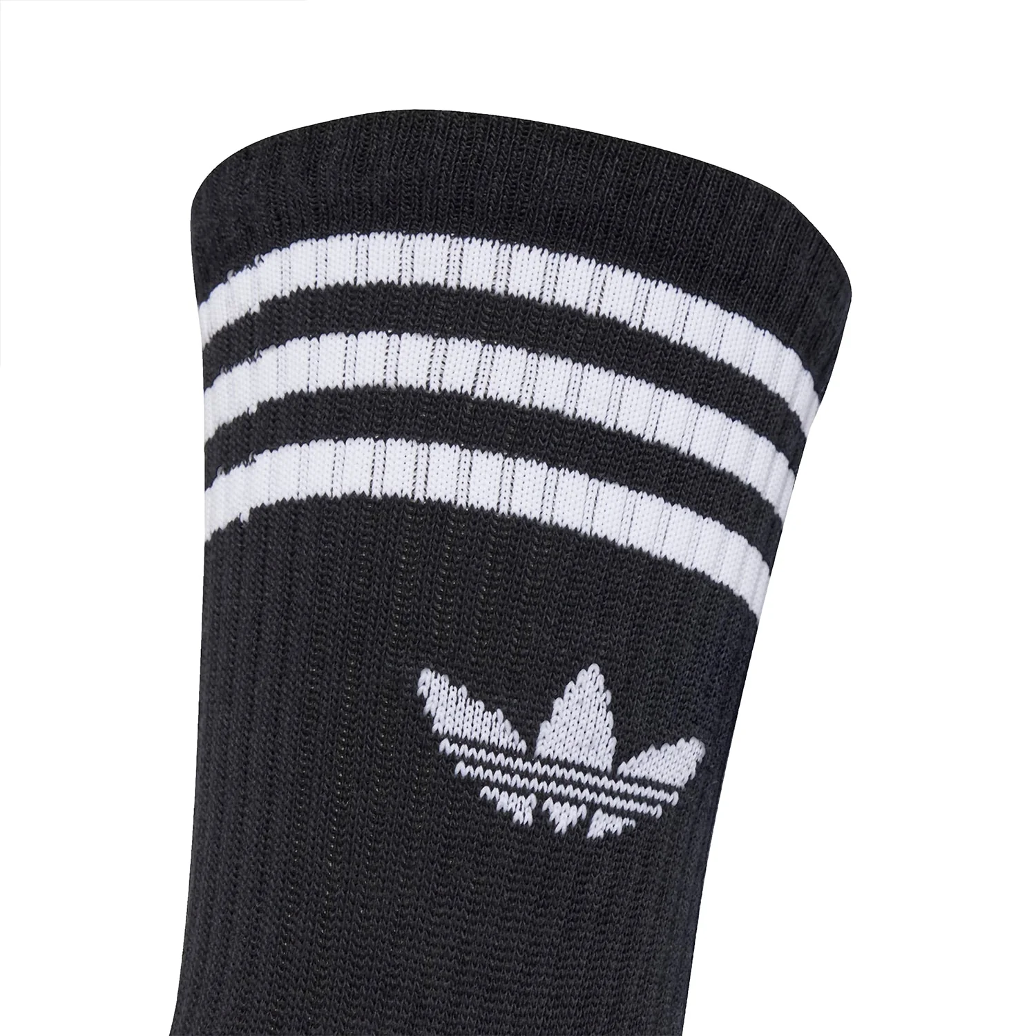 Adidas Originals 3S Crew S 3Pairs Black/Black/Black - Image 5