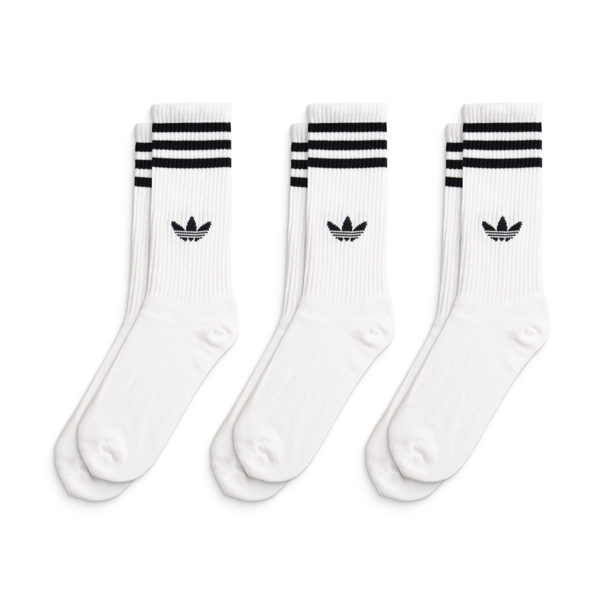 Adidas Originals 3S High Crew S 3Pairs White/White/White