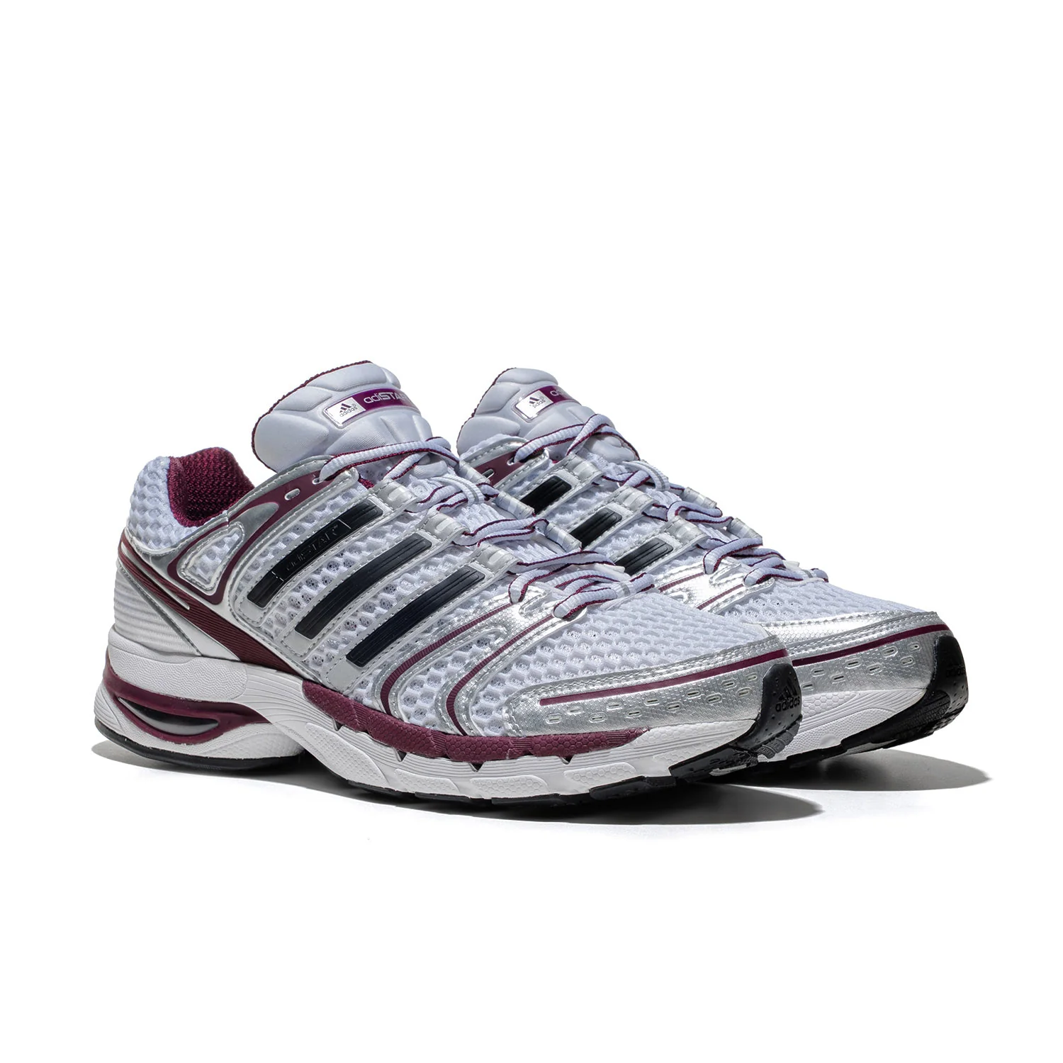 Adidas Originals Adistar Control 5 Ftwr White/Black/Maroon - Image 3