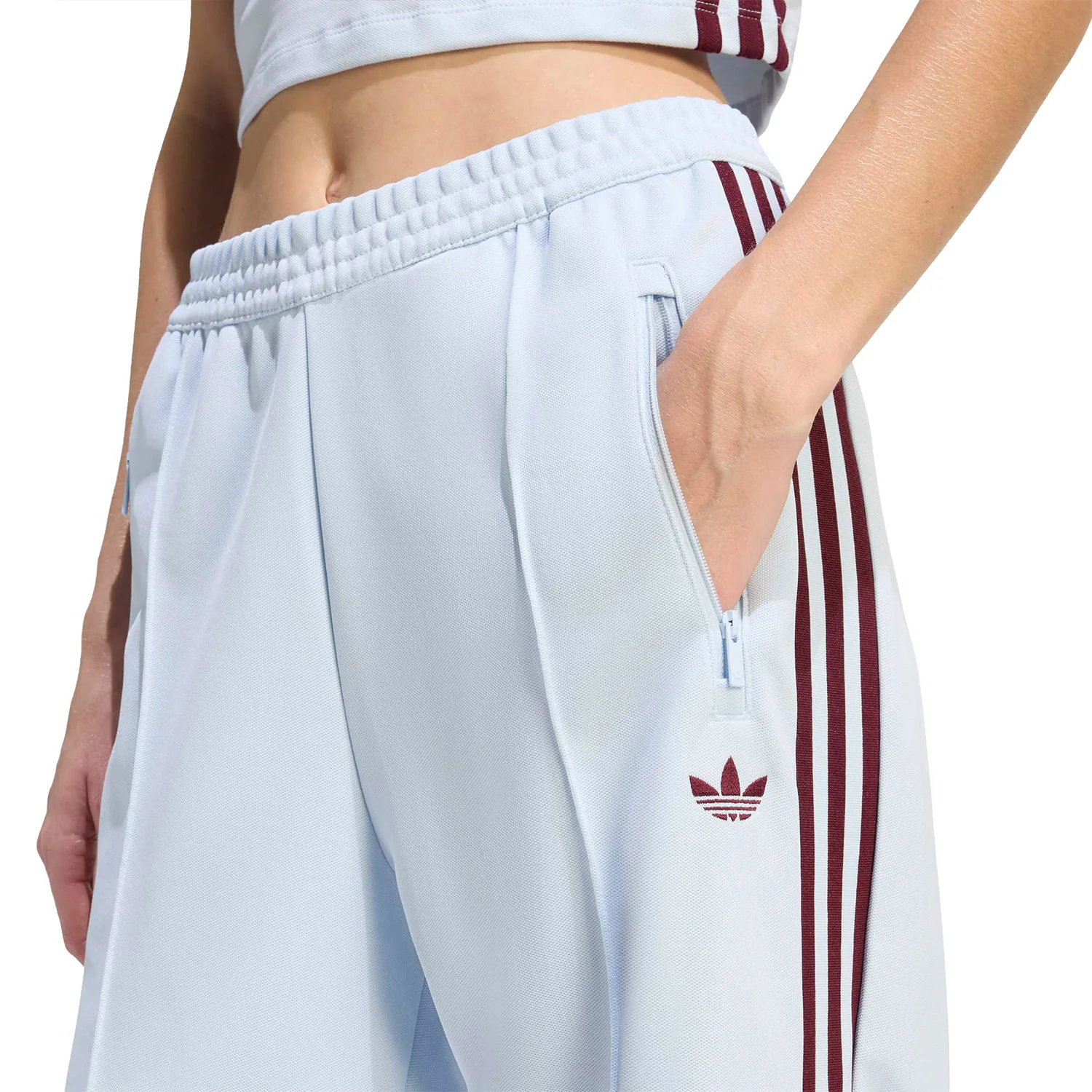Adidas Originals Classic TP Crystal Sky/Maroon - Image 4