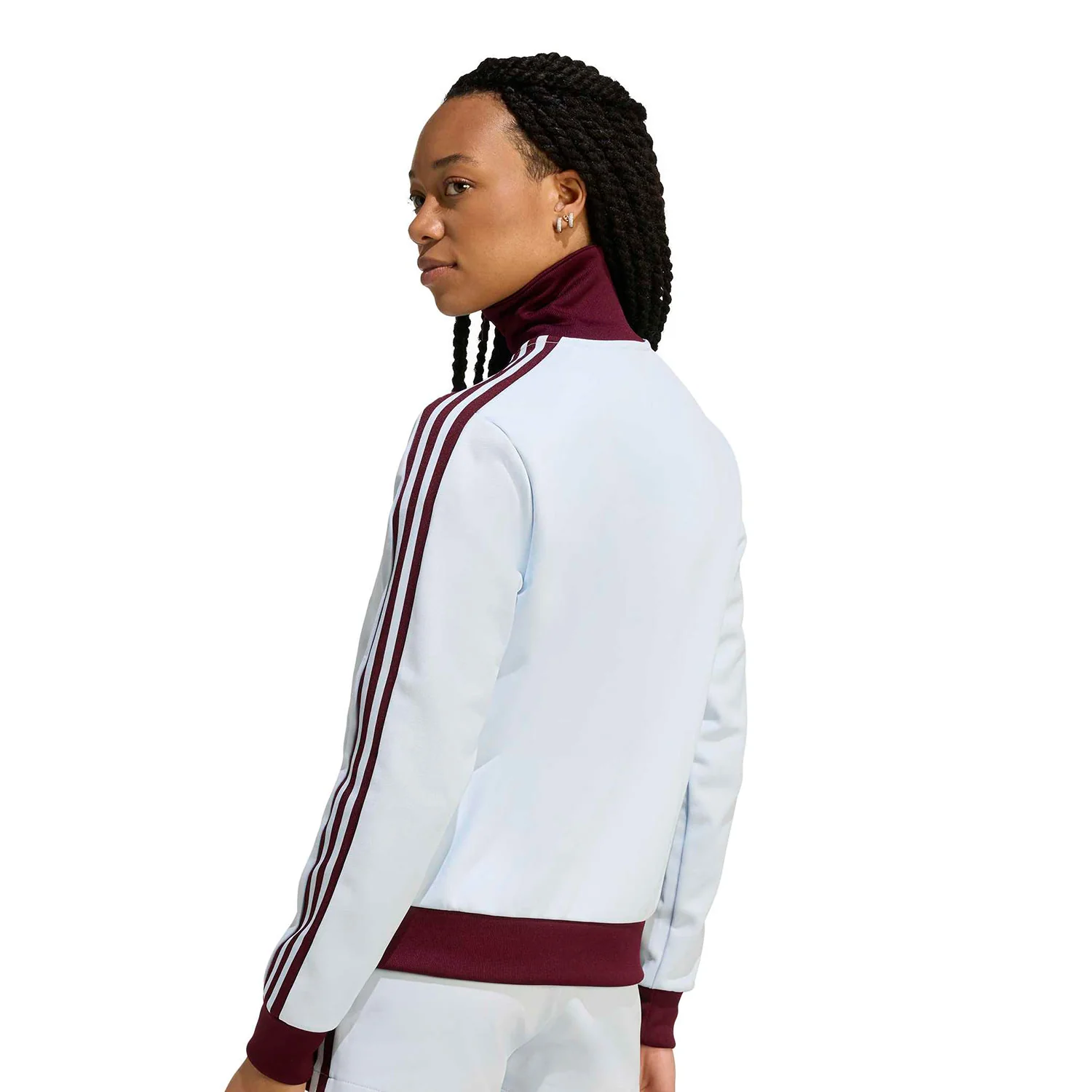 Adidas Originals Classic TT Crystal Sky/Maroon - Image 2