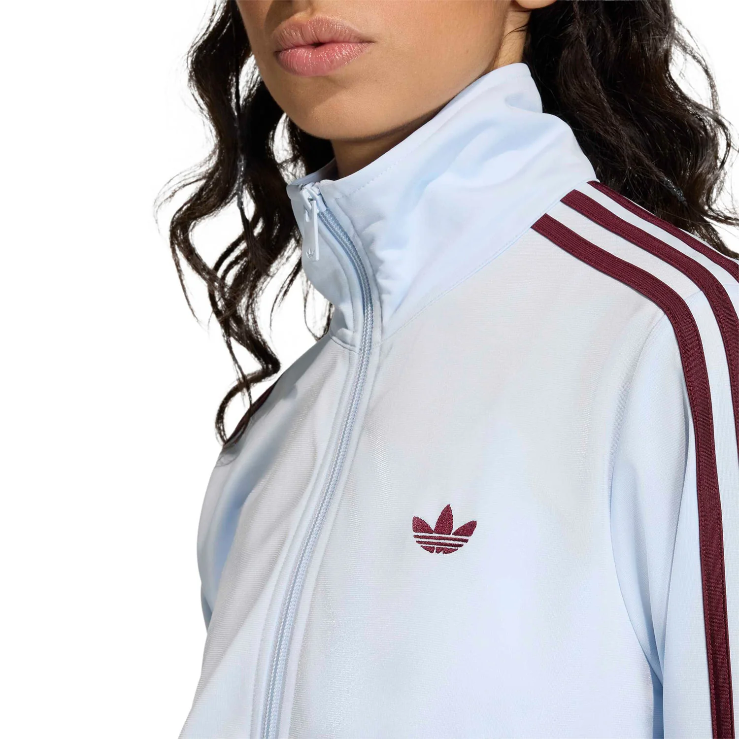 Adidas Originals Firebird Classic TT Crystal Sky/Maroon - Image 3