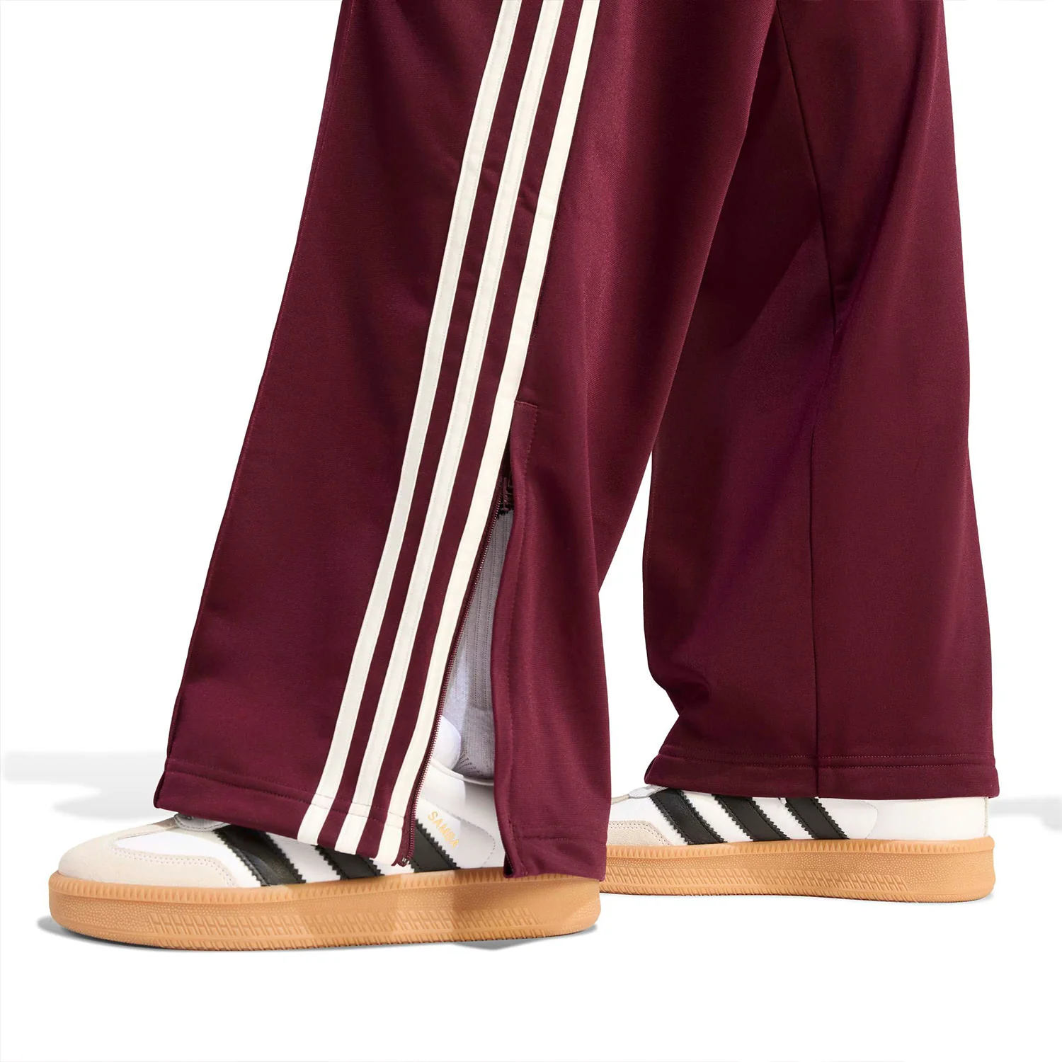 Adidas Originals Firebird Loose TP Maroon/Off White - Image 4