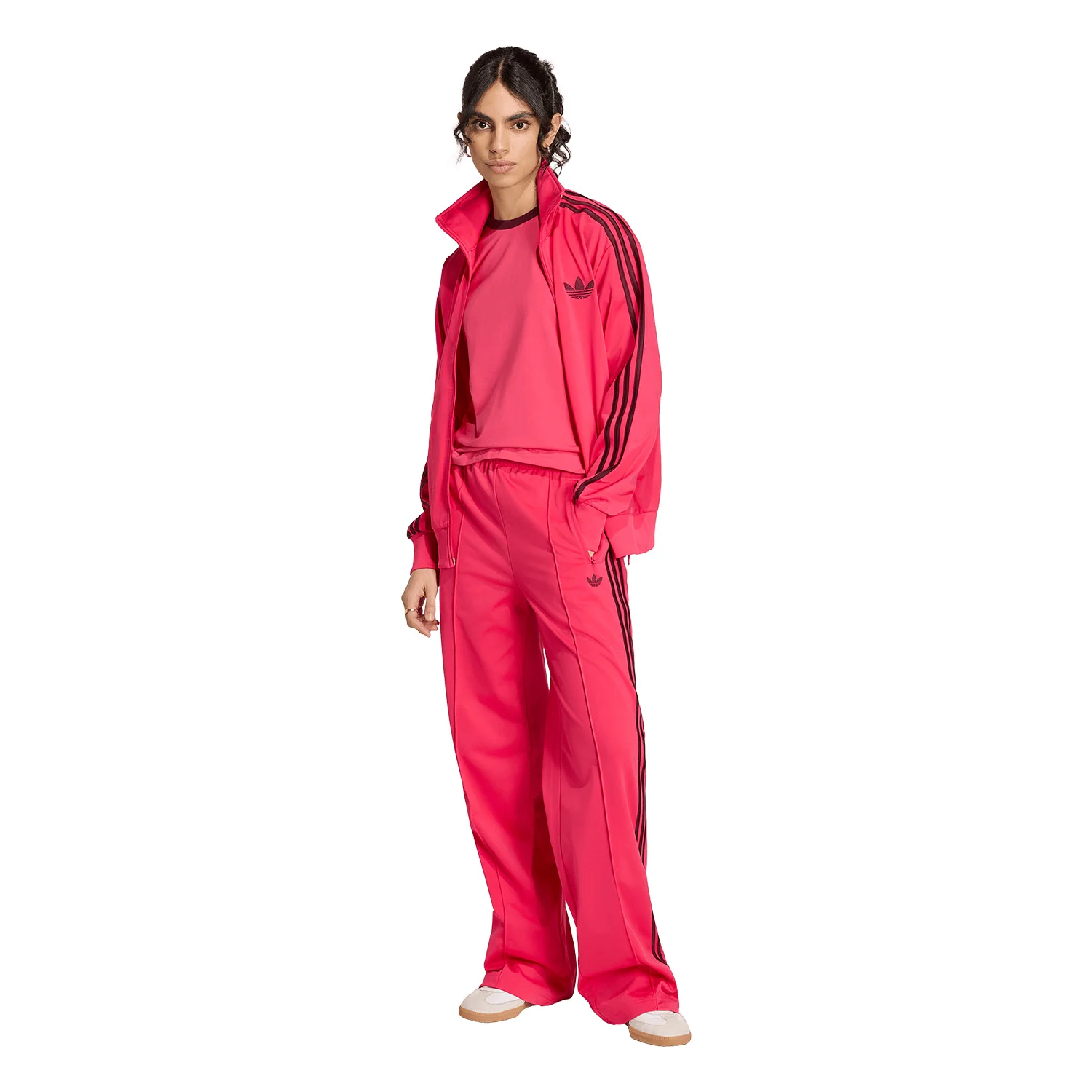 Adidas Originals Firebird Loose TP Power Pink/Maroon - Image 3