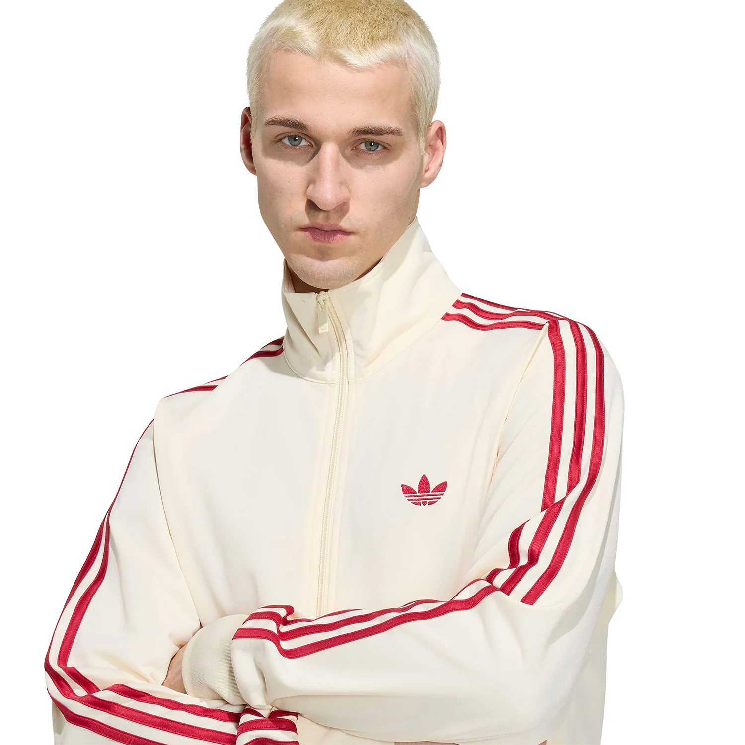 Adidas Originals Firebird TT Warm Vanilla/Team Victory Red - Image 4