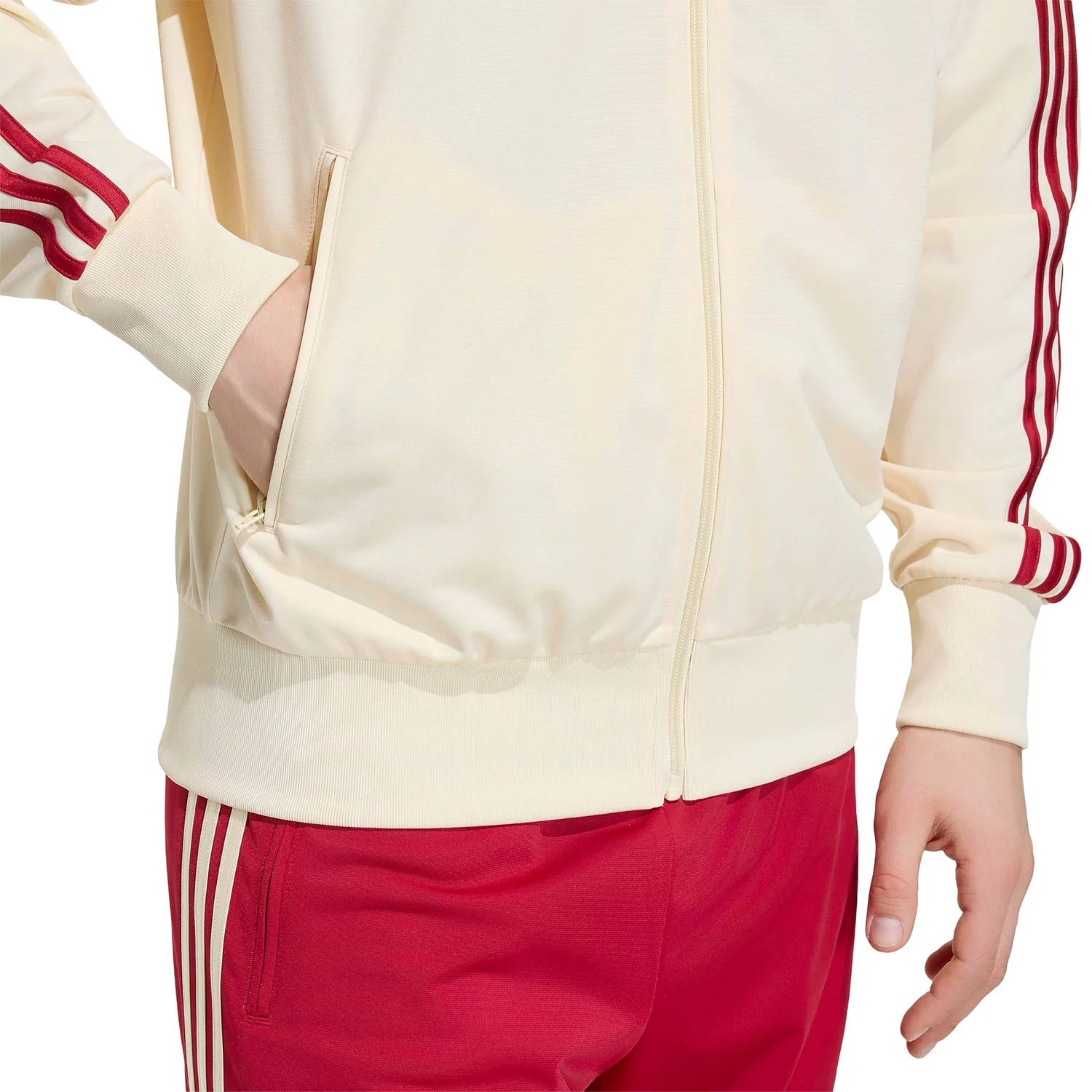 Adidas Originals Firebird TT Warm Vanilla/Team Victory Red - Image 5