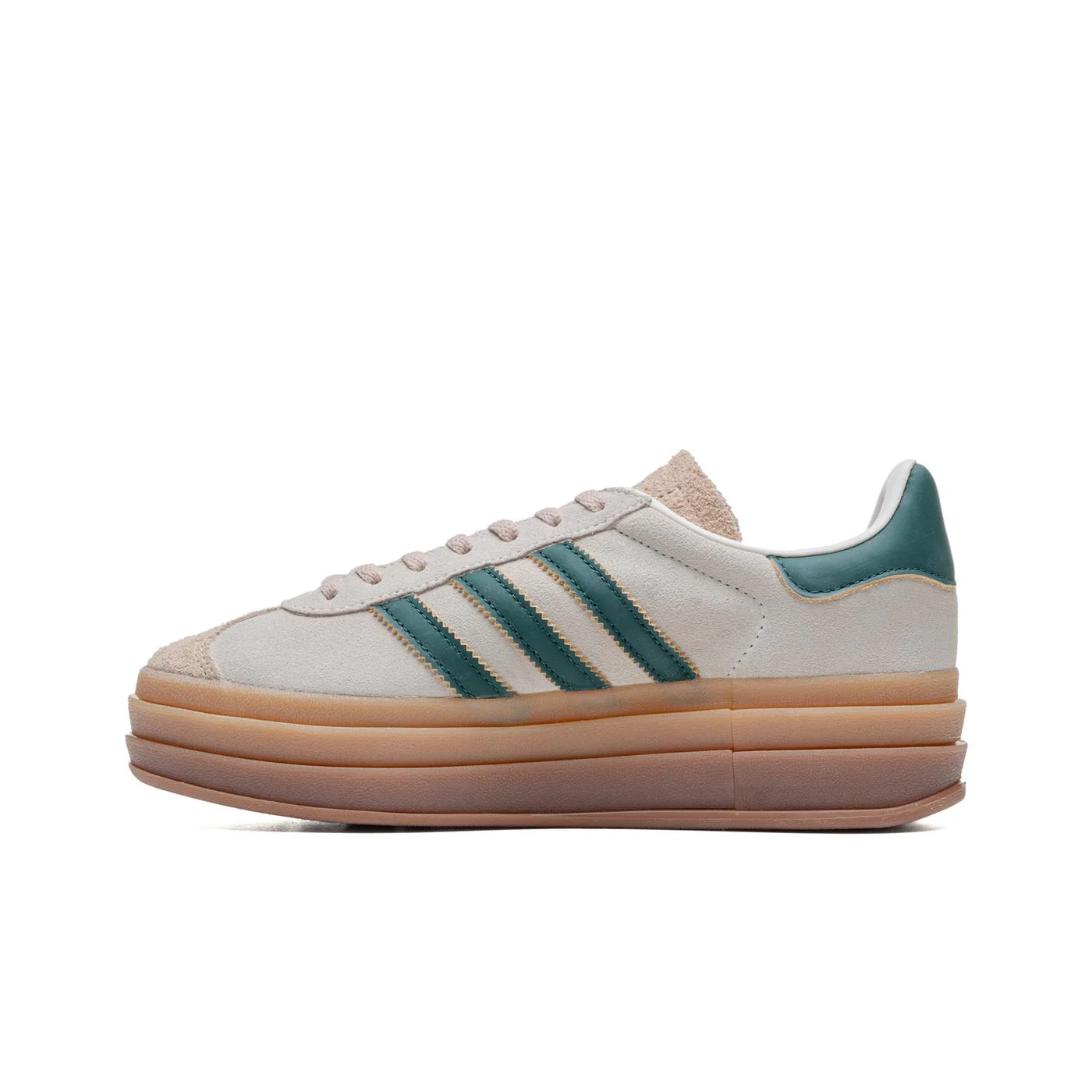 Adidas Originals Gazelle Bold W Cream White/Collegiate Green - Image 2