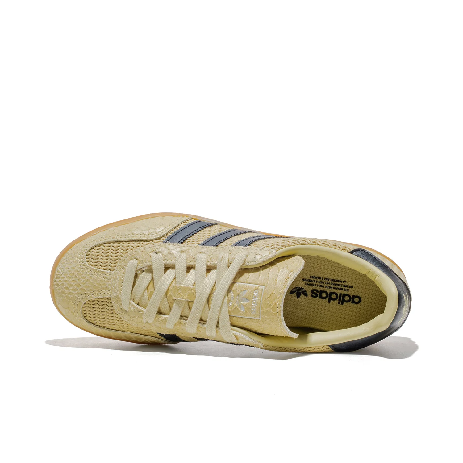 Adidas Originals Gazelle Indoor Dual Yellow/Core Black/Gum - Image 5