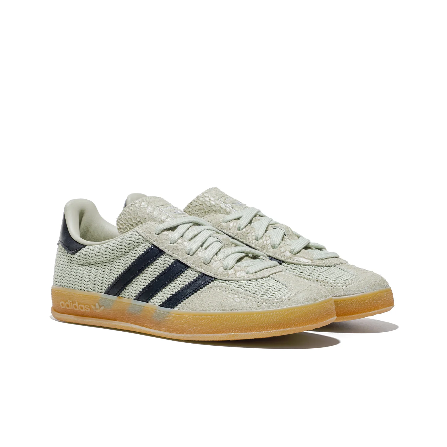 Adidas Originals Gazelle Indoor Halo Green/Core Black/Gum - Image 3