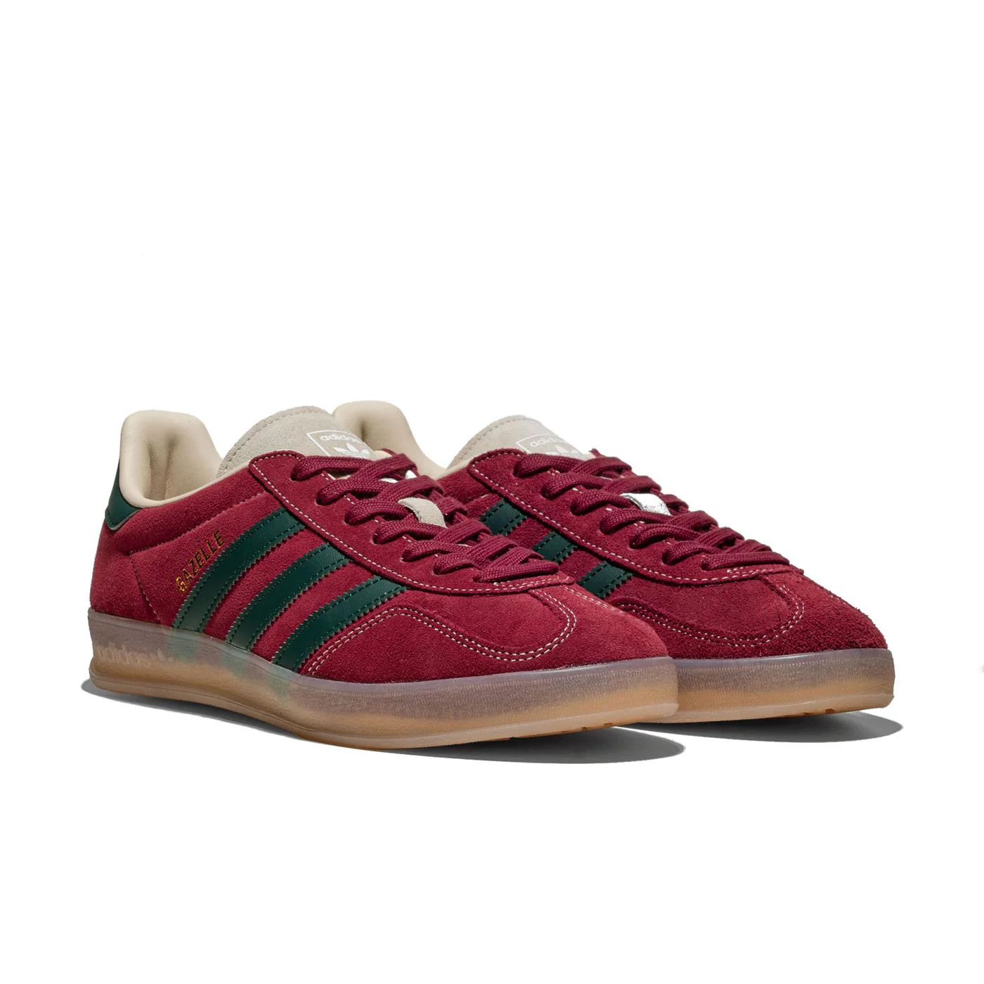 Adidas Originals Gazelle Indoor Shadow Red/Shadow Green - Image 3