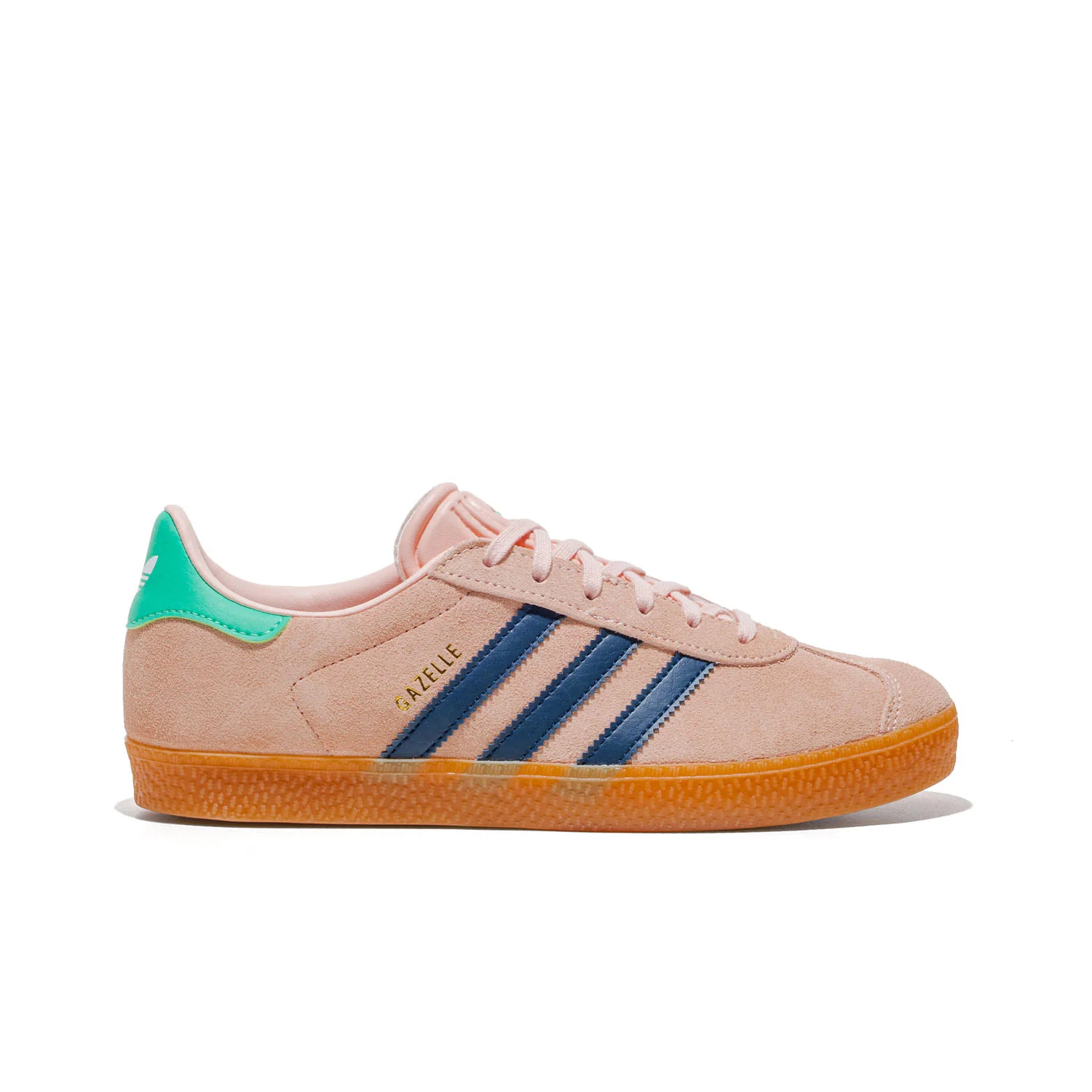 Adidas Originals Gazelle J Blush Pink/Night Indigo/Green
