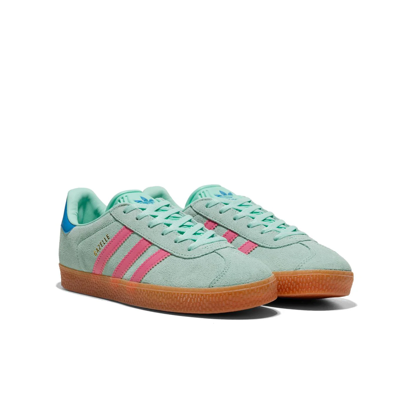 Adidas Originals Gazelle J Clear Mint/Bliss Pink/White - Image 2