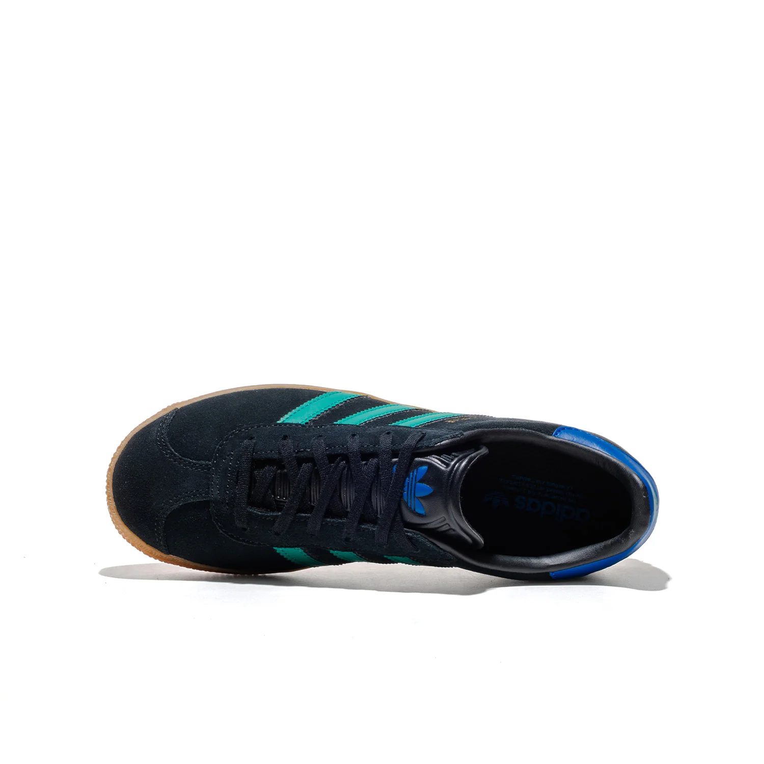 Adidas Originals Gazelle J Core Black/Equipment Green/Blue - Image 5