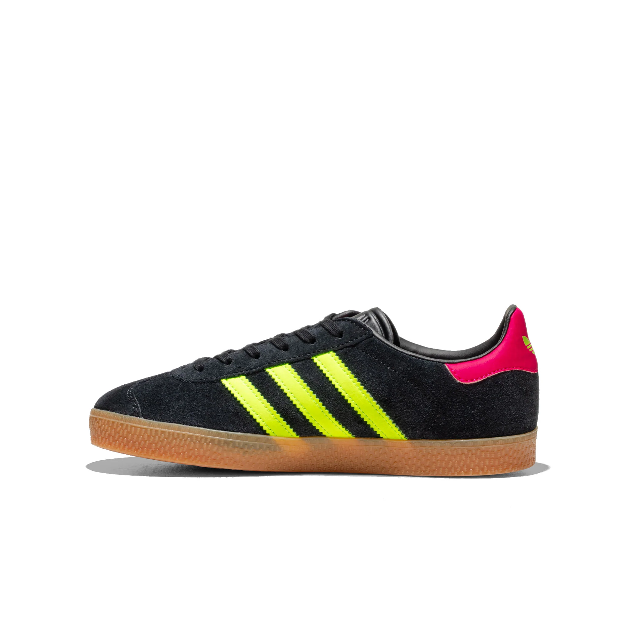 Adidas Originals Gazelle J Core Black/Signal Green/Pink - Image 3