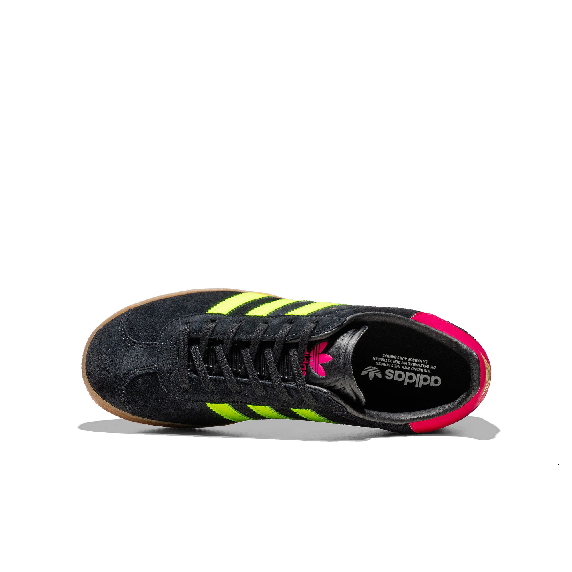 Adidas Originals Gazelle J Core Black/Signal Green/Pink - Image 5