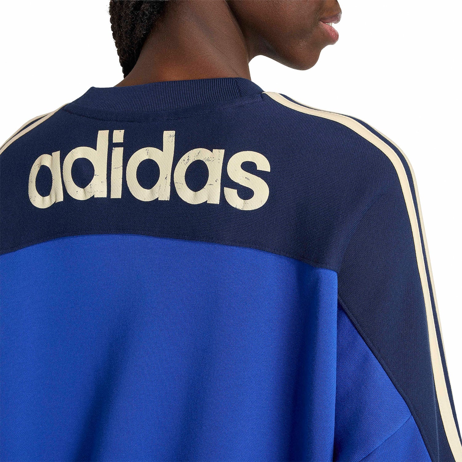 Adidas Originals Graphic Crew Bold Blue/Night Indigo - Image 4