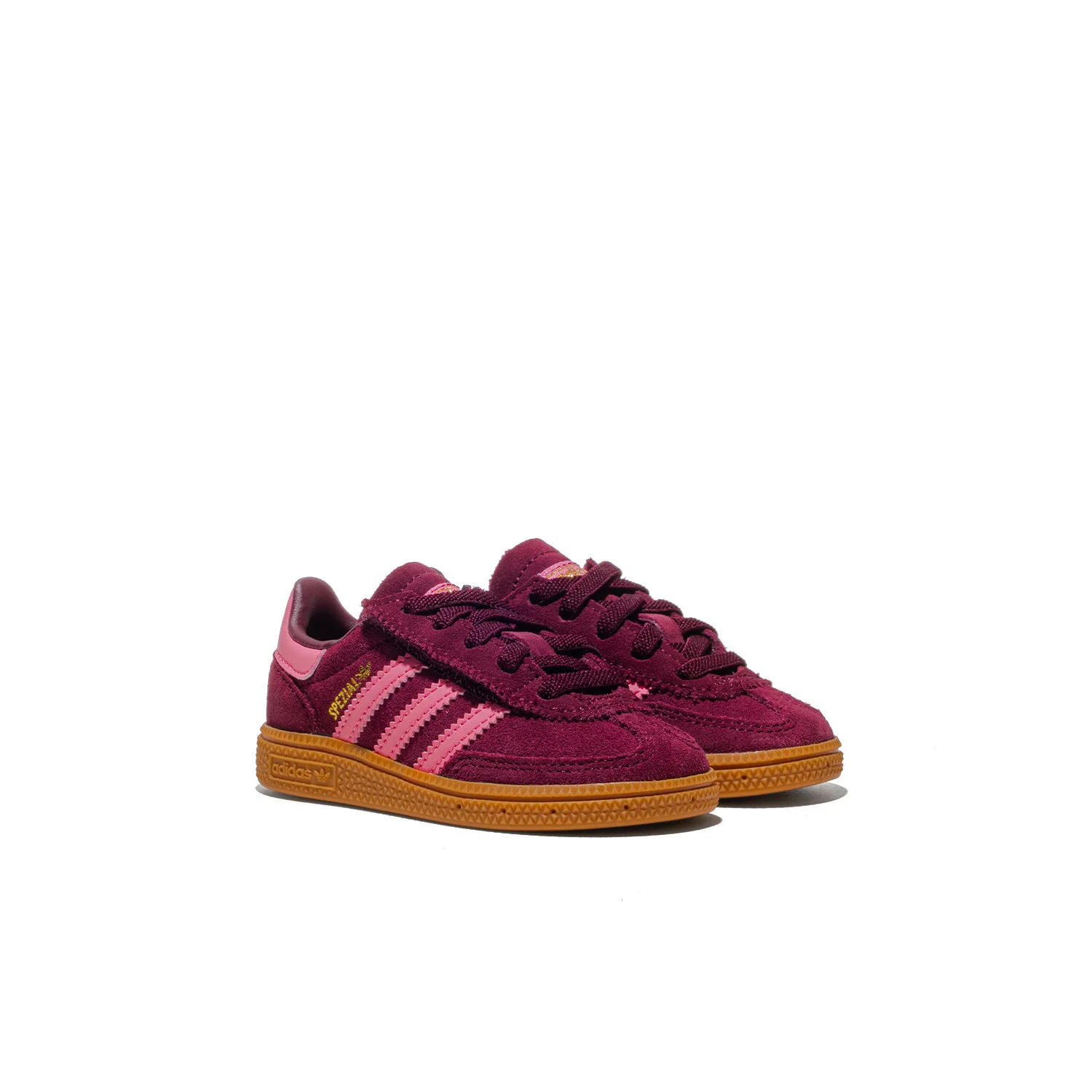 Adidas Originals Handball Spezial CF EL I Maroon/Bliss Pink - Image 3
