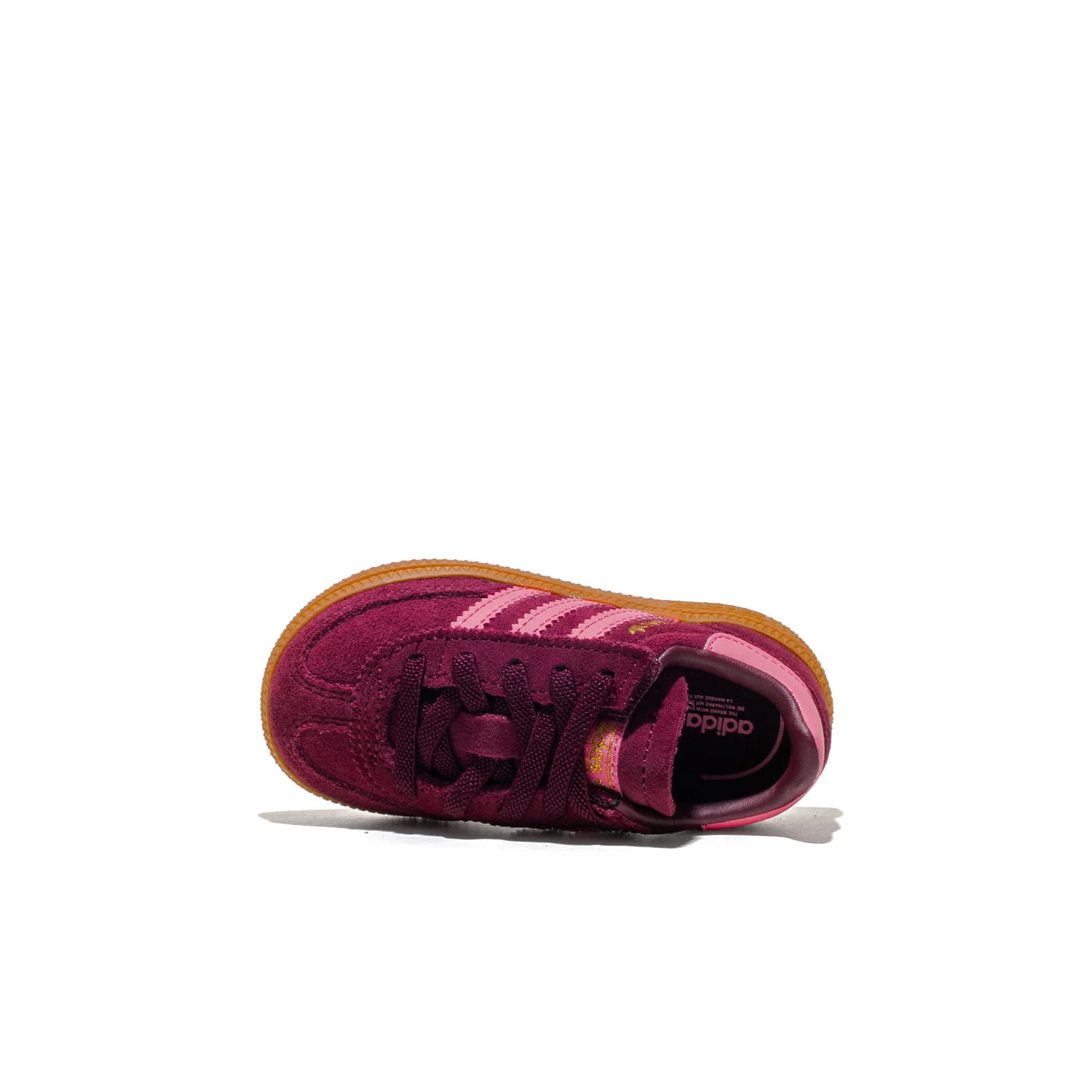 Adidas Originals Handball Spezial CF EL I Maroon/Bliss Pink - Image 5