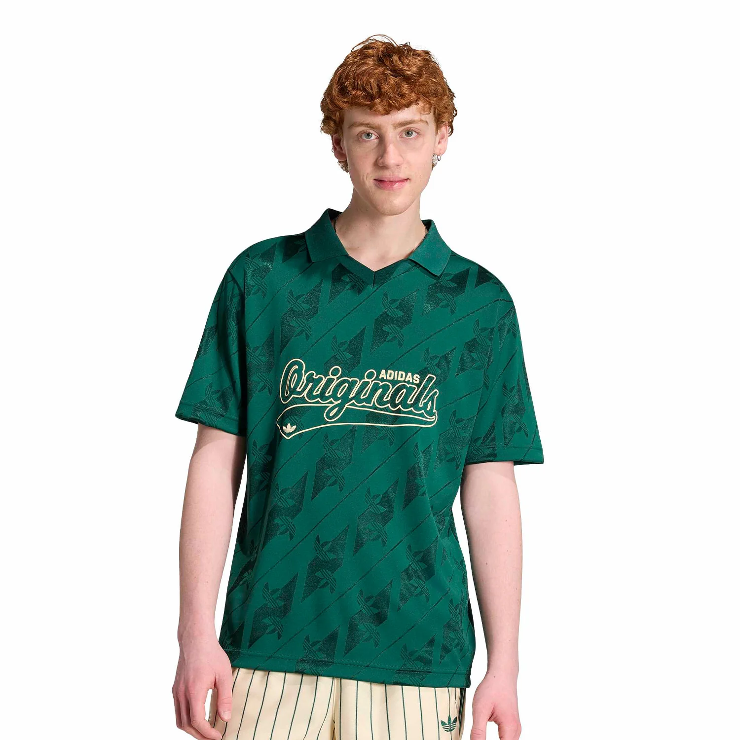 Adidas Originals Jacquard Jersey Collegiate Green