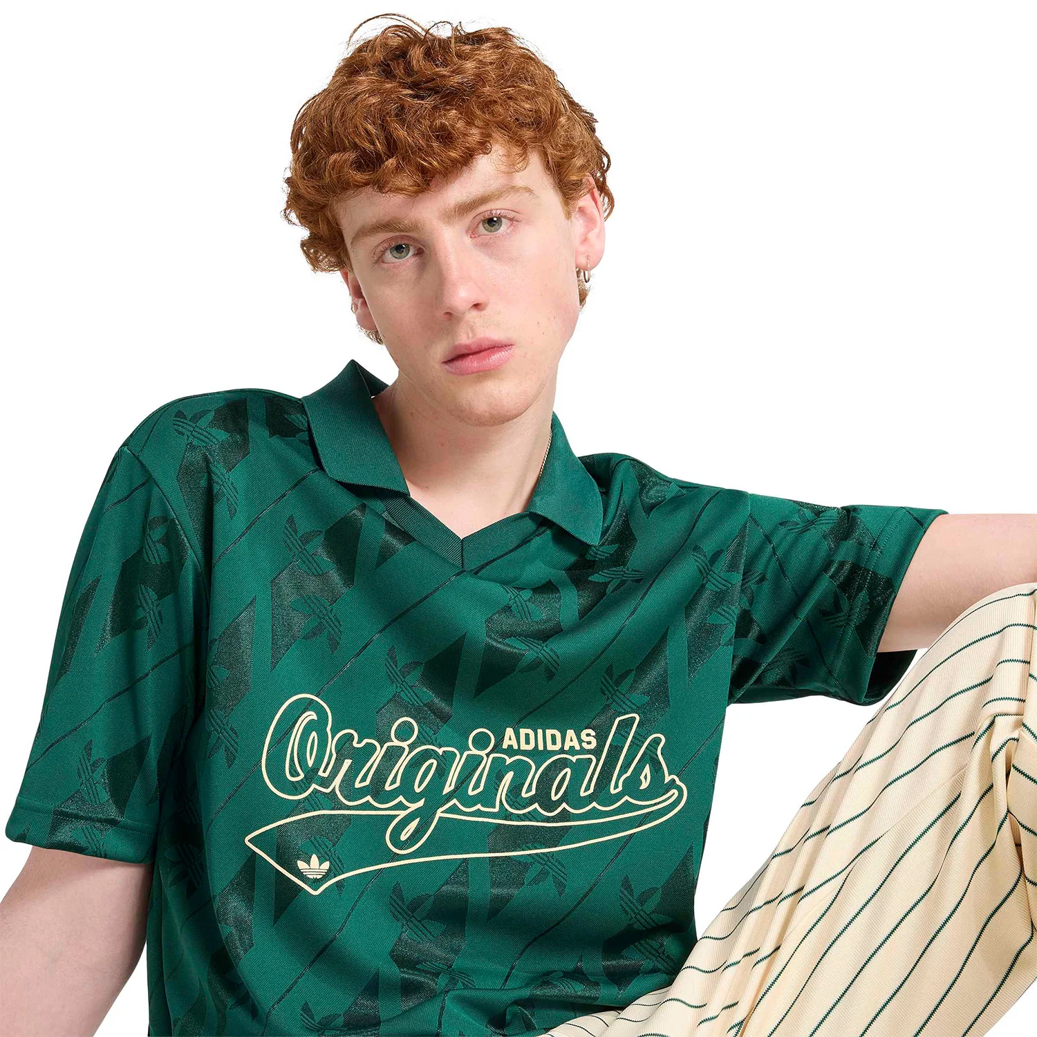 Adidas Originals Jacquard Jersey Collegiate Green - Image 4