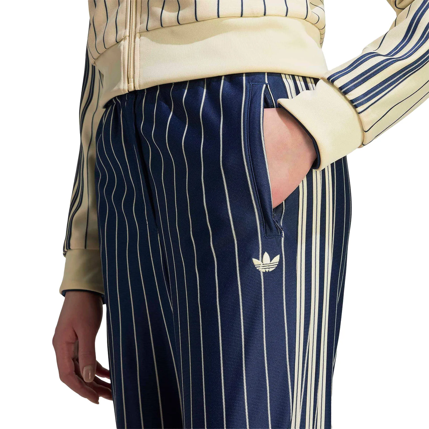 Adidas Originals Pinstripe TP Night Indigo/Wam Vanilla - Image 3