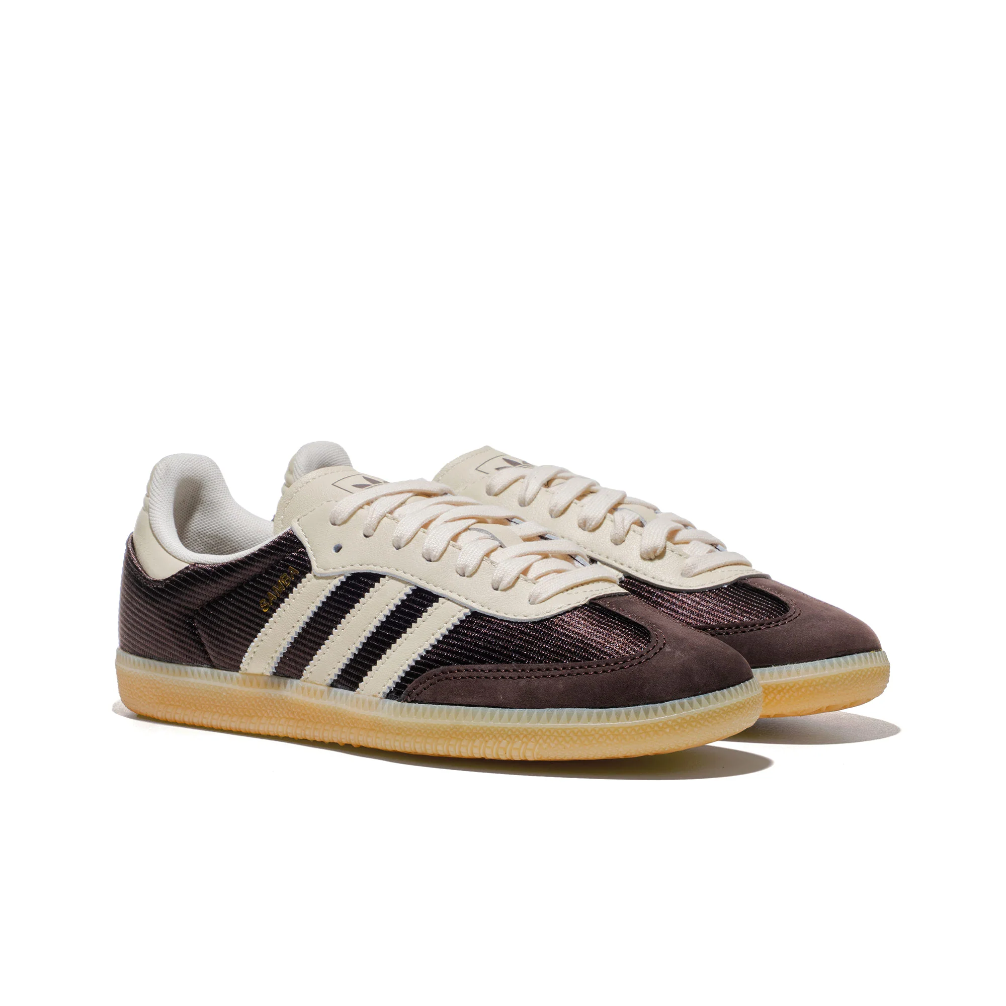 Adidas Originals Samba OG Aurora Coffee/Cream White/Sand - Image 3