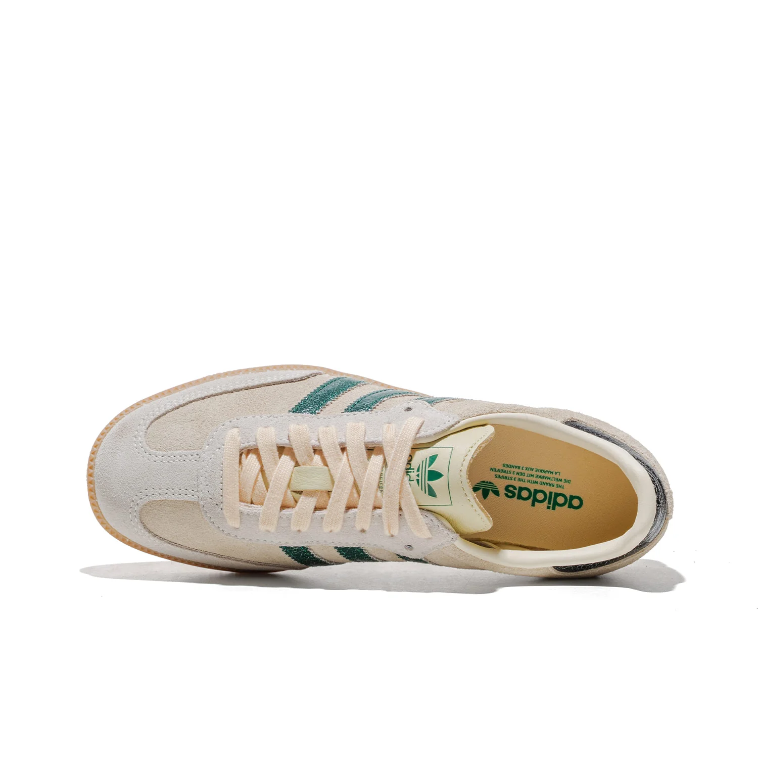 Adidas Originals Samba OG Cream White/Collegiate Green/Beige - Image 5