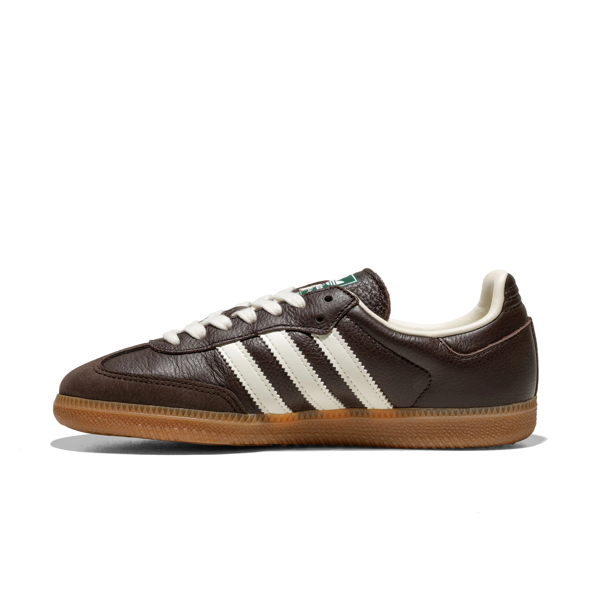 Adidas Originals Samba OG Dark Brown/Off White/Gum - Image 3