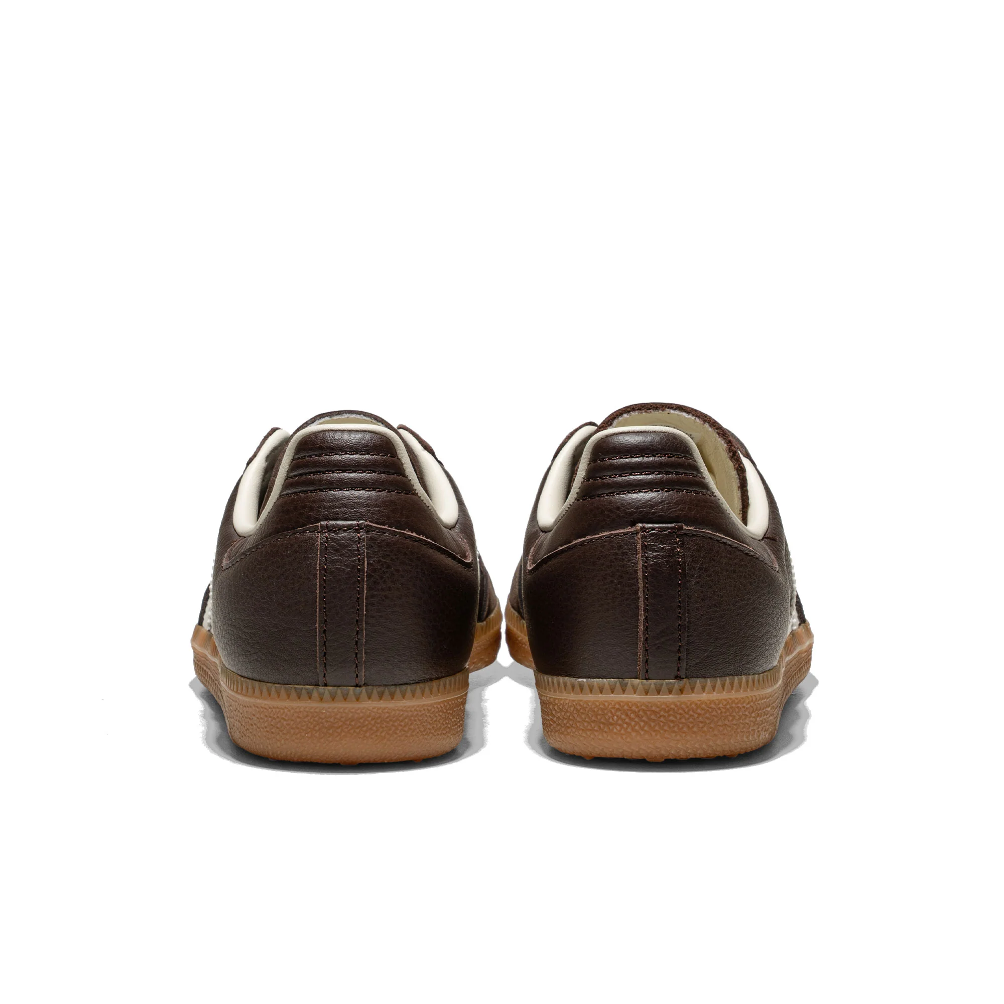 Adidas Originals Samba OG Dark Brown/Off White/Gum - Image 4