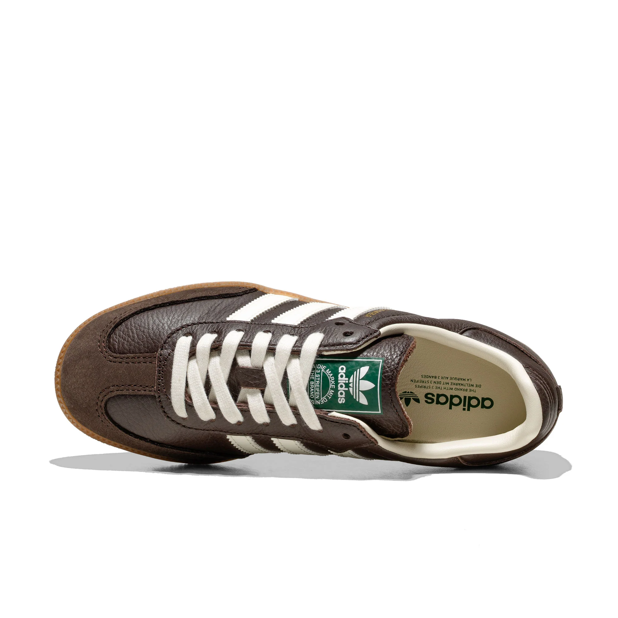 Adidas Originals Samba OG Dark Brown/Off White/Gum - Image 5