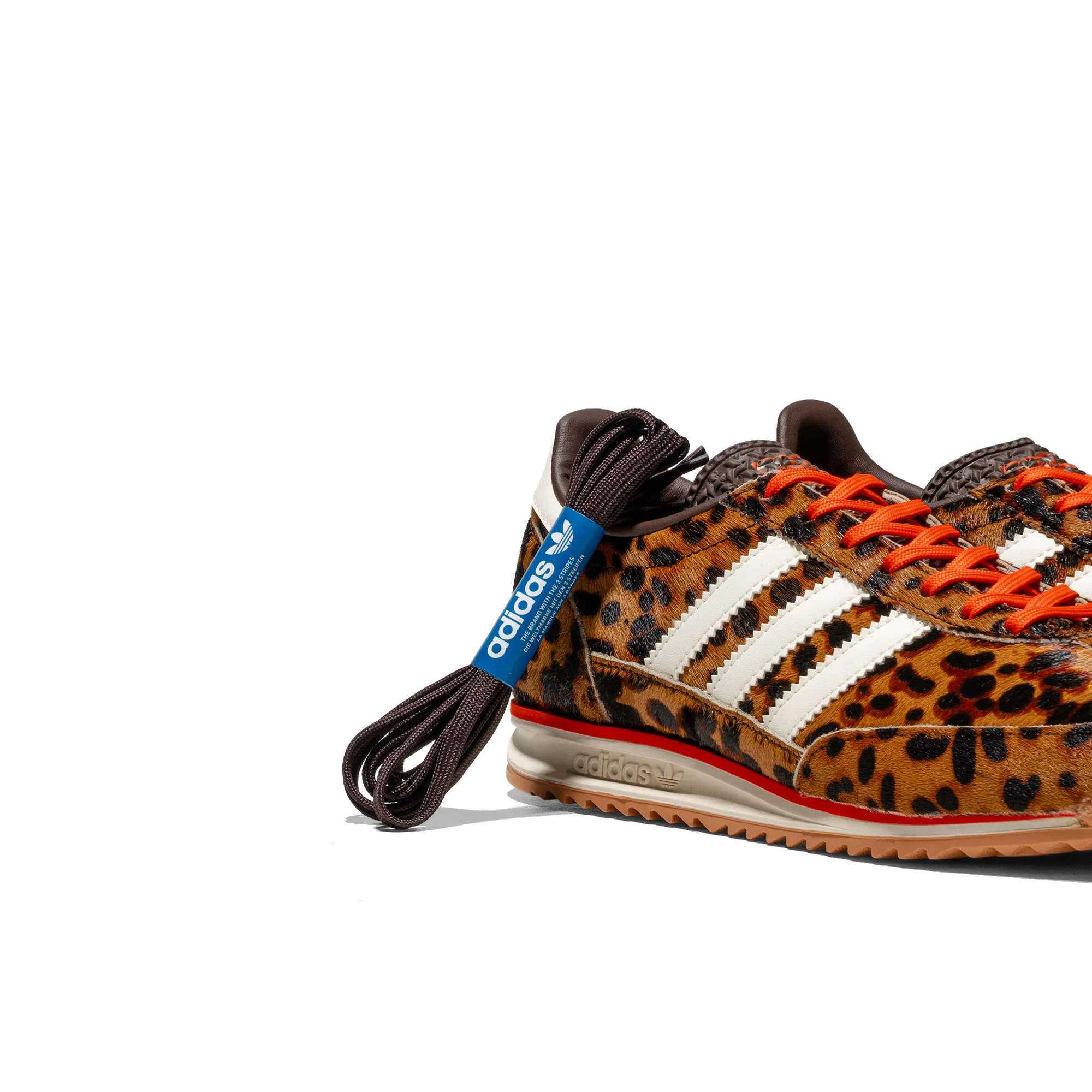 Adidas Originals SL 72 OG W Dark Brown/Off White/Orange - Image 4