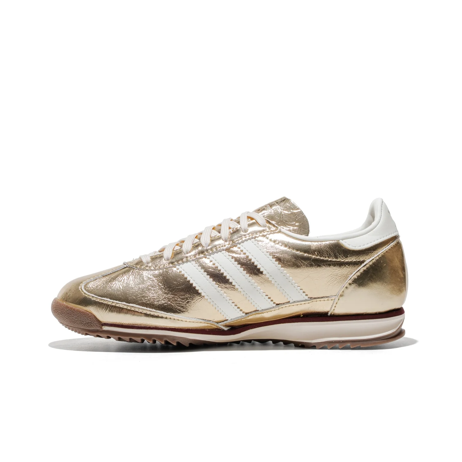 Adidas Originals SL 72 OG W Gold Metallic/Off White/Red - Image 2