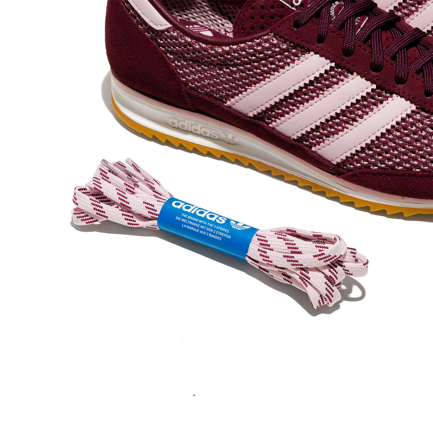 Adidas Originals SL 72 OG W Shadow Red/Sandy Pink/Off White - Image 7