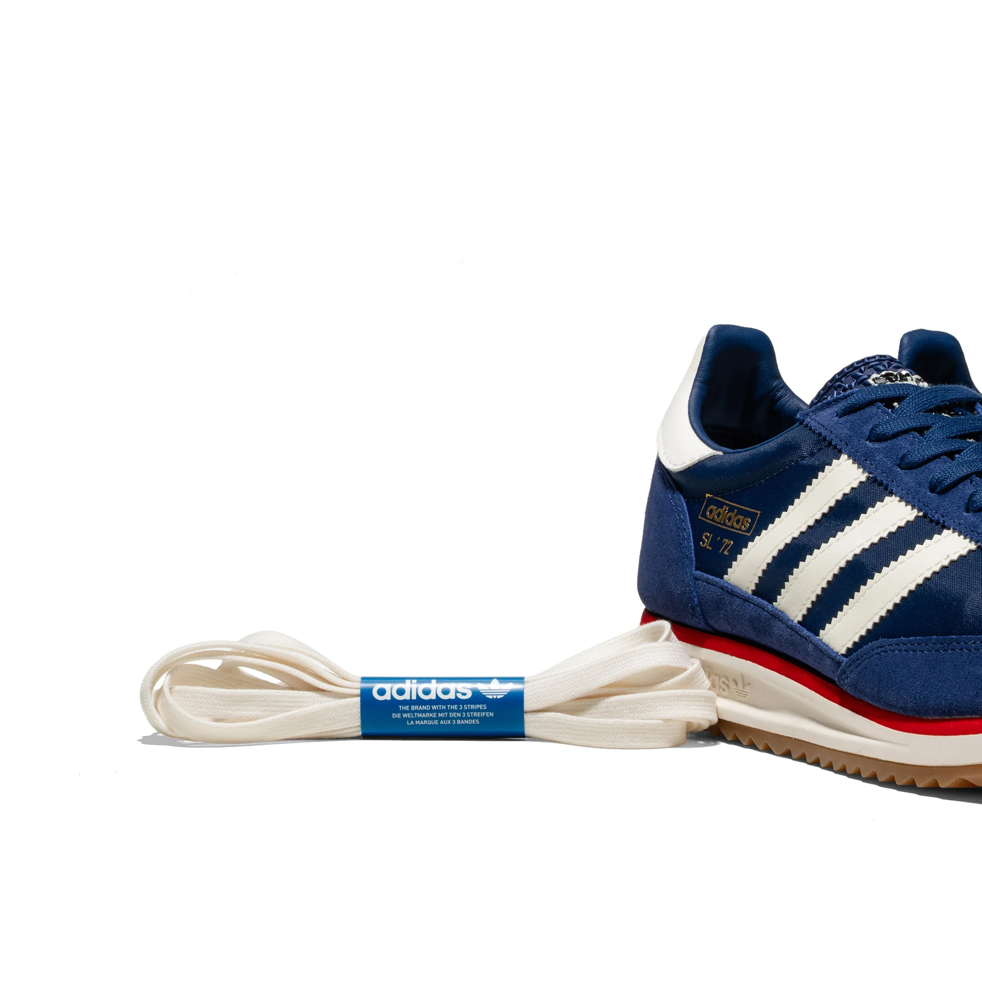 Adidas Originals SL 72 RS Dark Blue/Off White/Red - Image 4