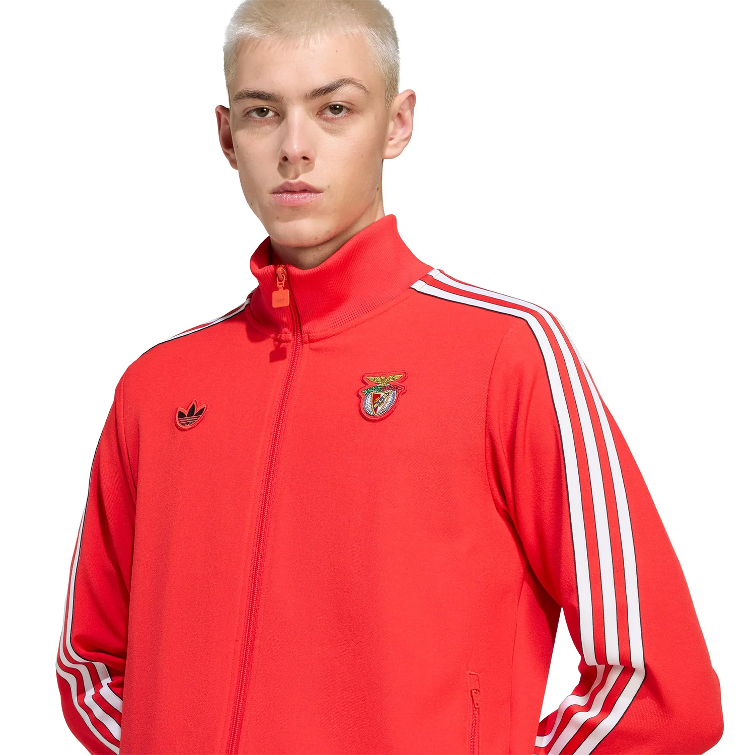 Adidas Originals SLB Iconic Track Top Benfica Red - Image 3