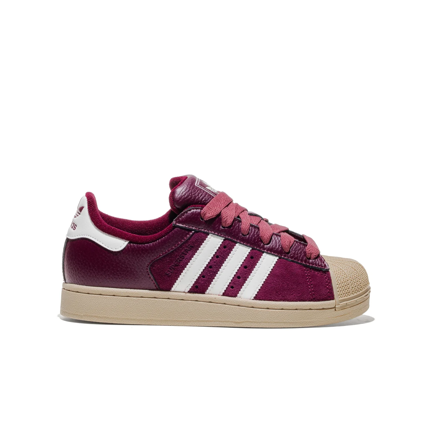 Adidas Originals Superstar II J Maroon/Core White/Khaki