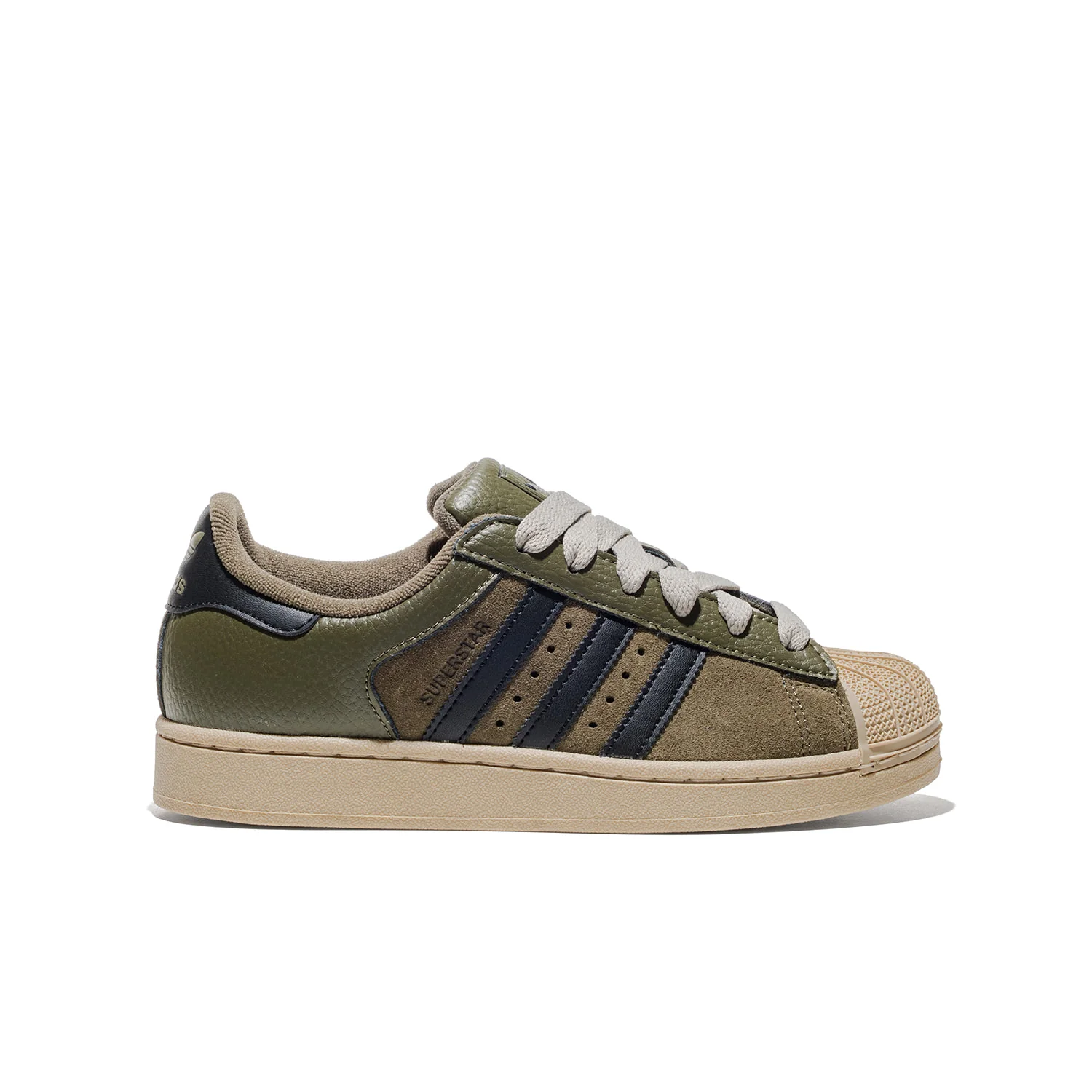 Adidas Originals Superstar II J Olive Strata/Core Black