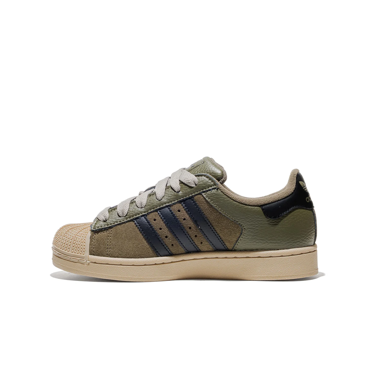 Adidas Originals Superstar II J Olive Strata/Core Black - Image 2