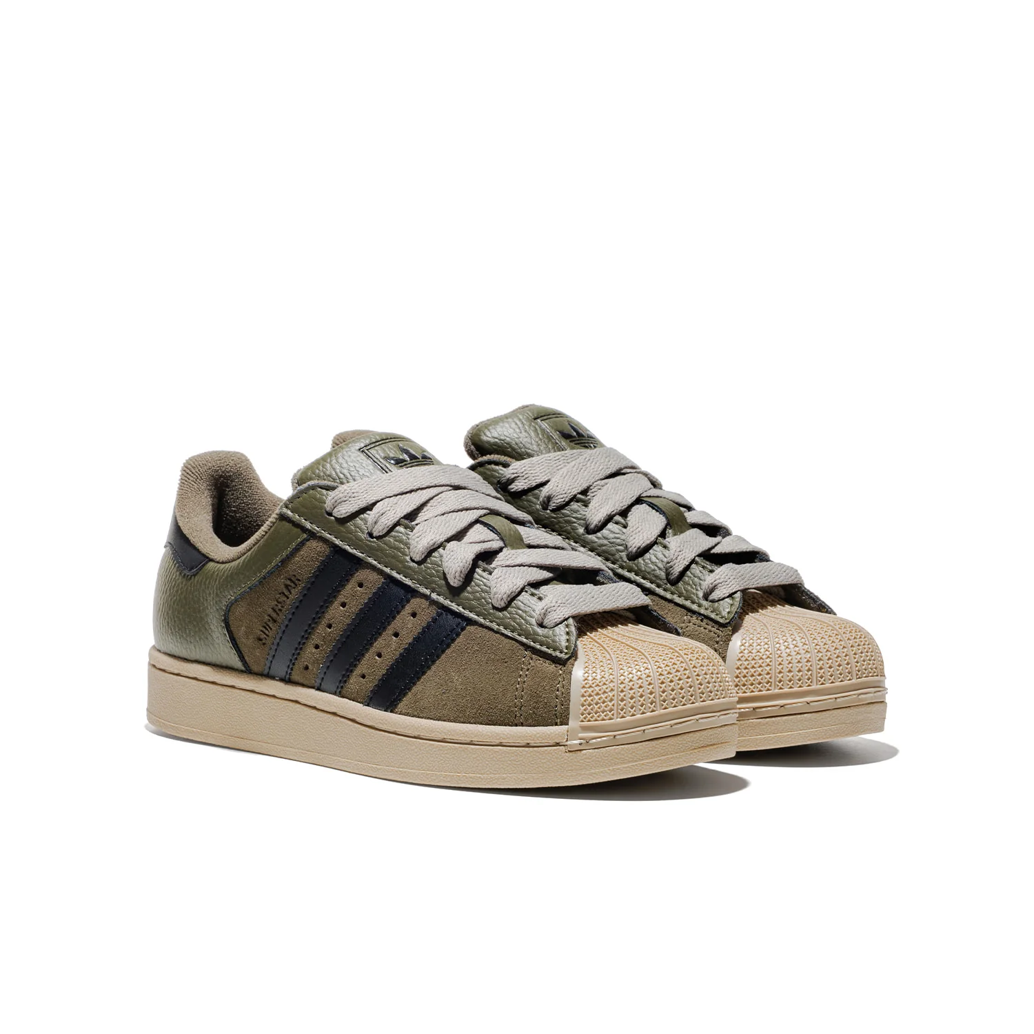 Adidas Originals Superstar II J Olive Strata/Core Black - Image 3