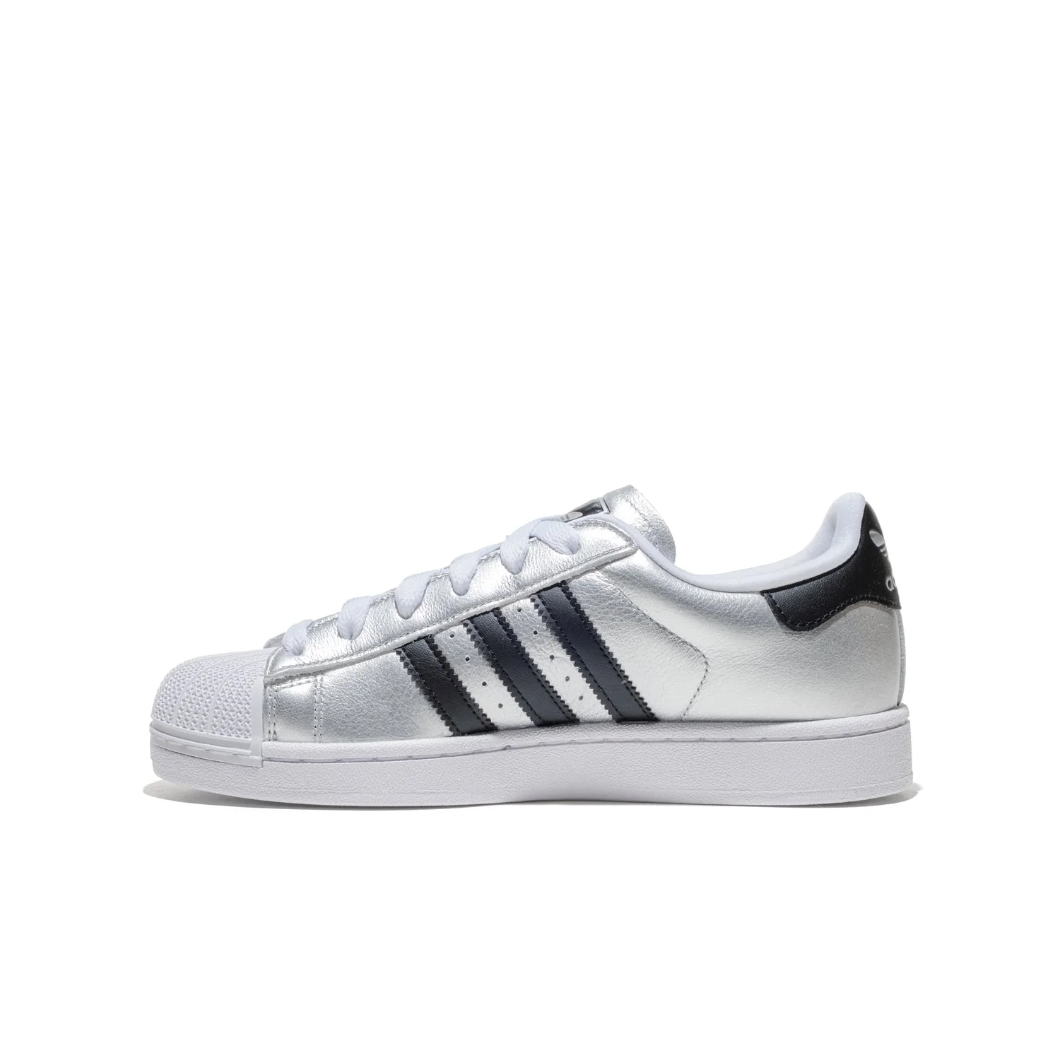 Adidas Originals Superstar II J Silver Metallic/Core Black - Image 2