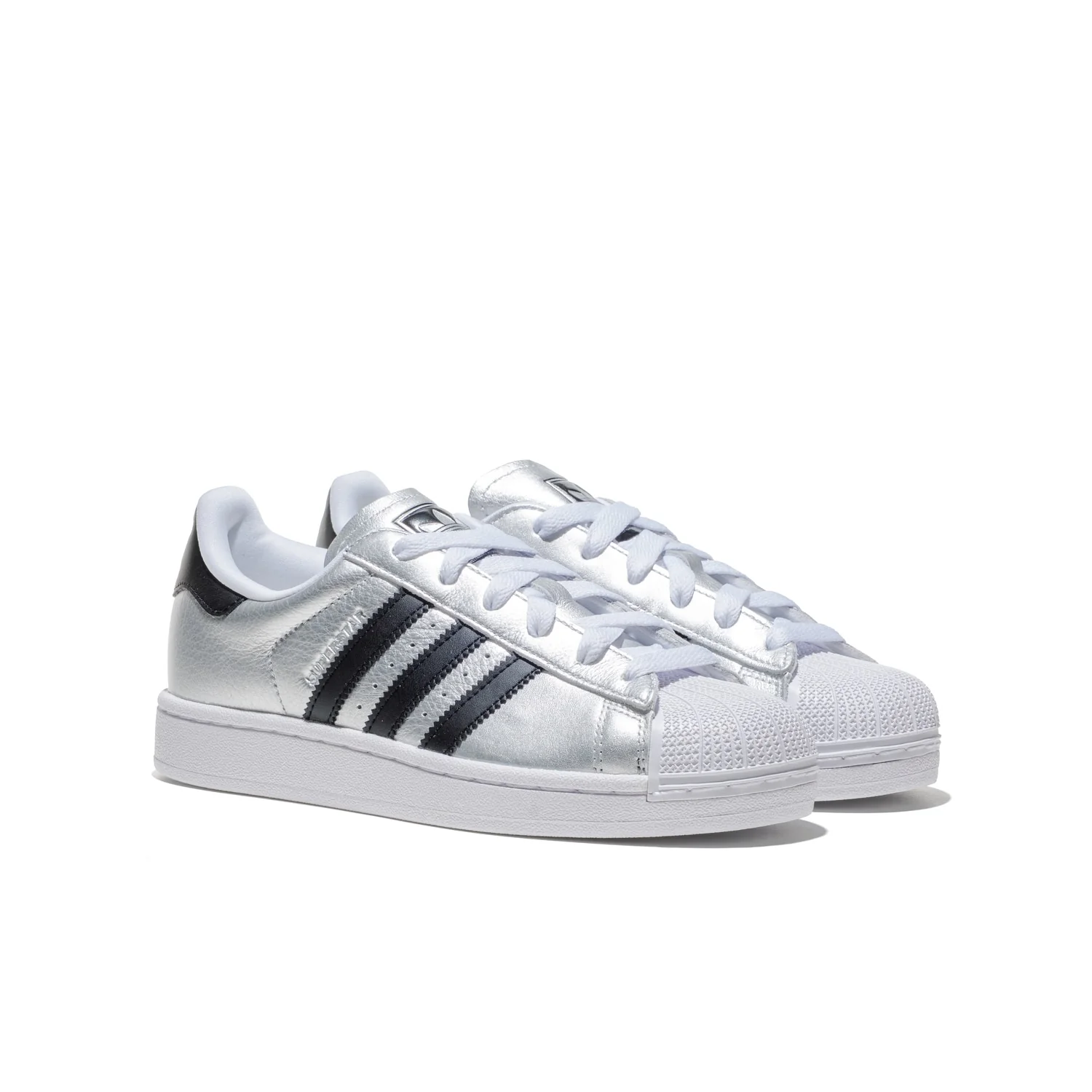 Adidas Originals Superstar II J Silver Metallic/Core Black - Image 3