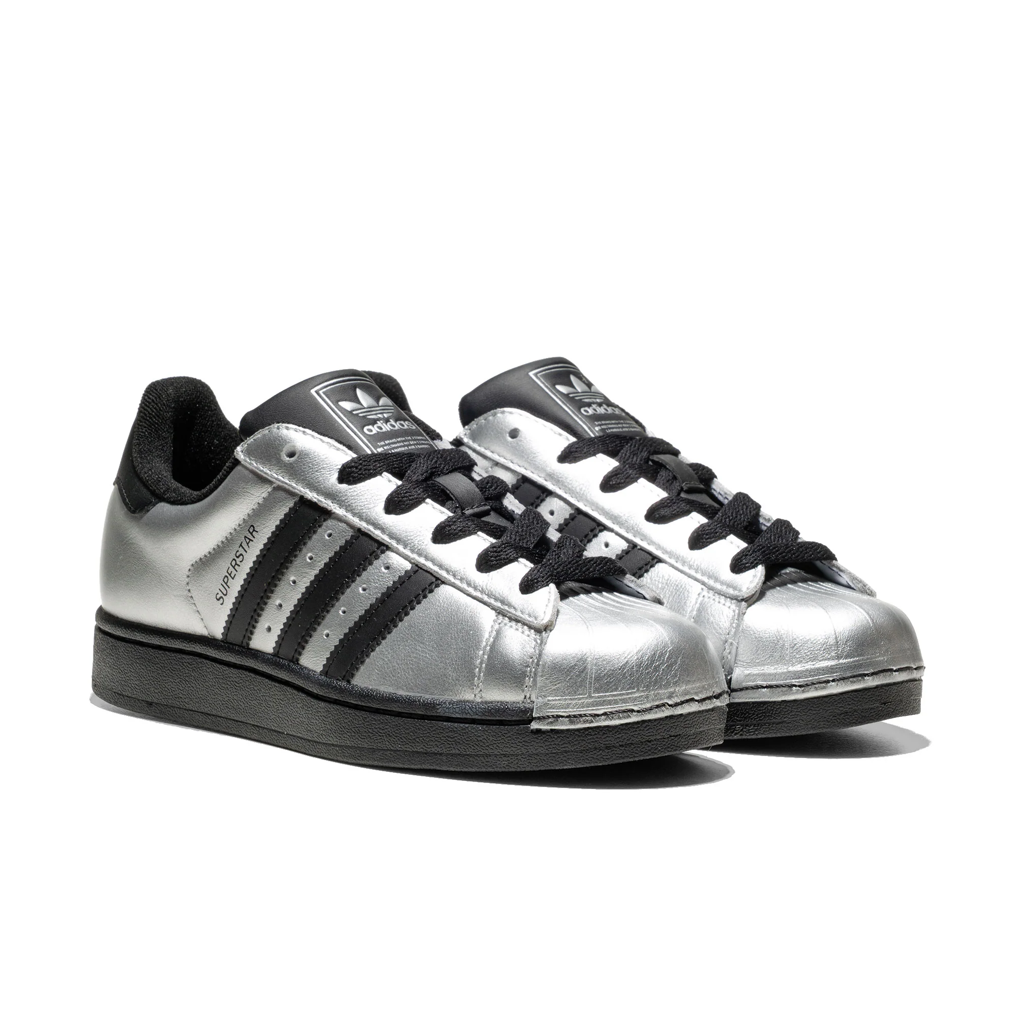 Adidas Originals Superstar II W Silver Metallic/Core Black - Image 2