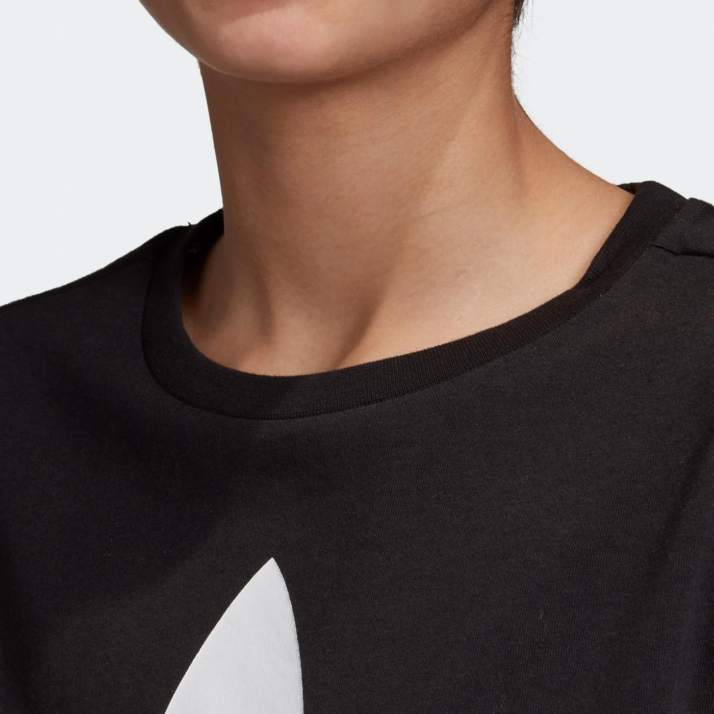 Adidas Originals Trefoil Tee Black/White - Image 3