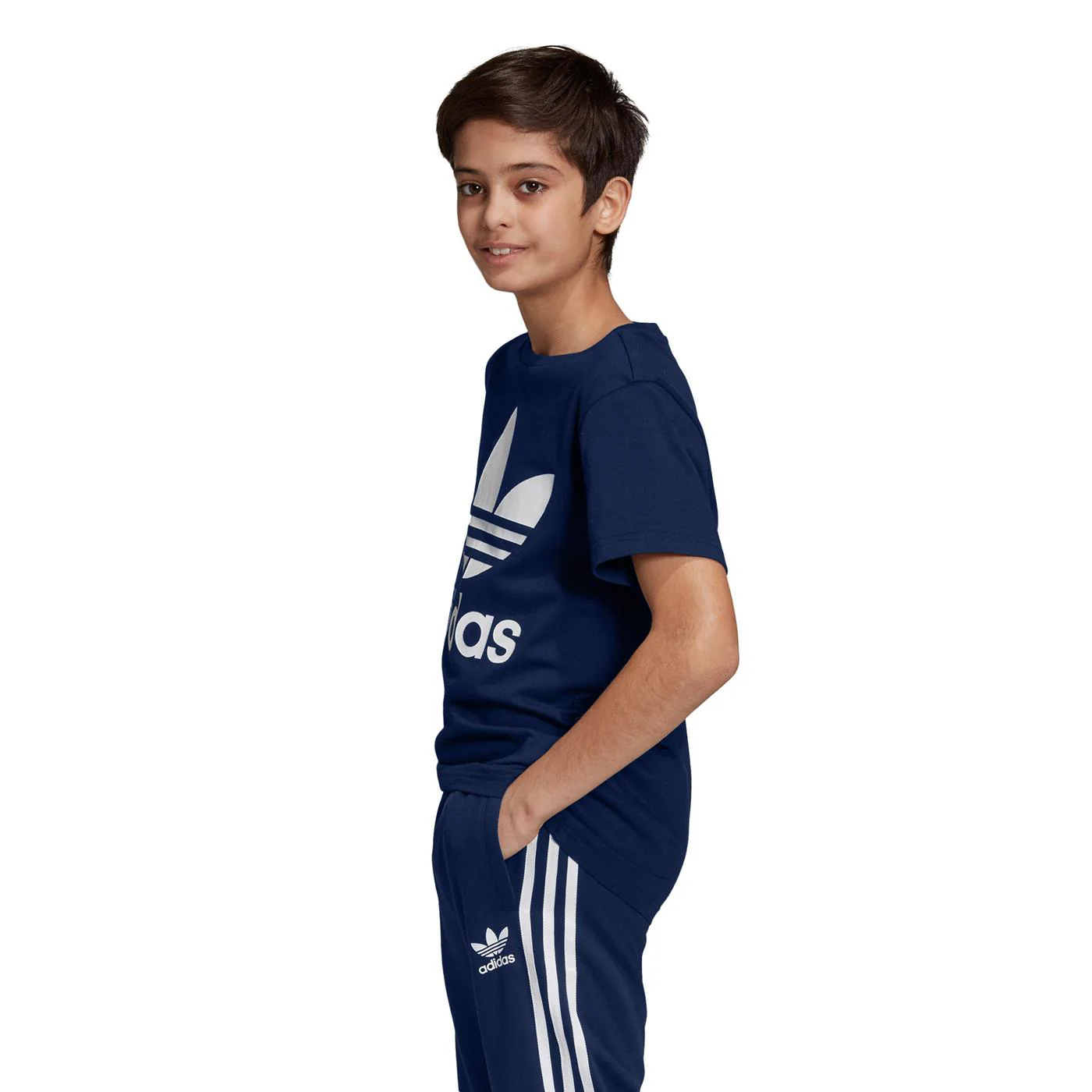 Adidas Originals Trefoil Tee Night Indigo - Image 2