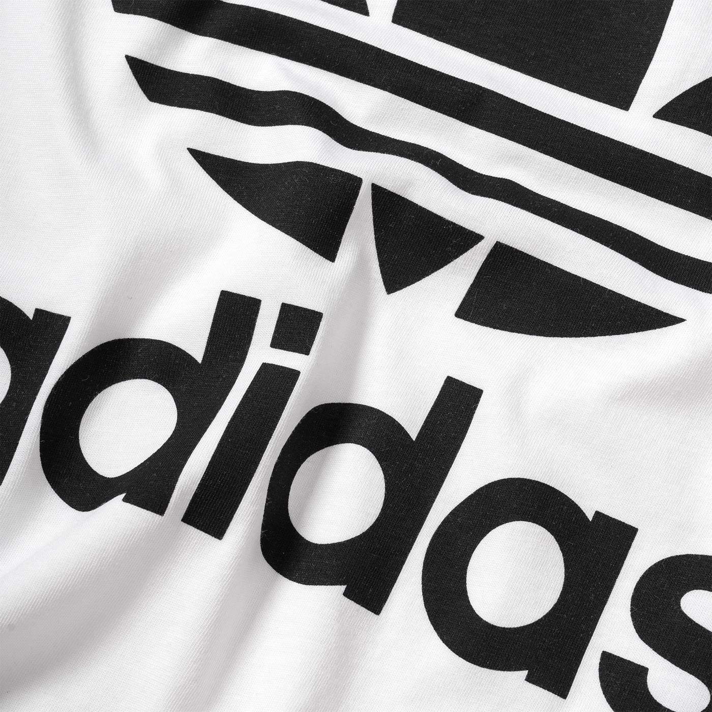 Adidas Originals Trefoil Tee White/Black - Image 3