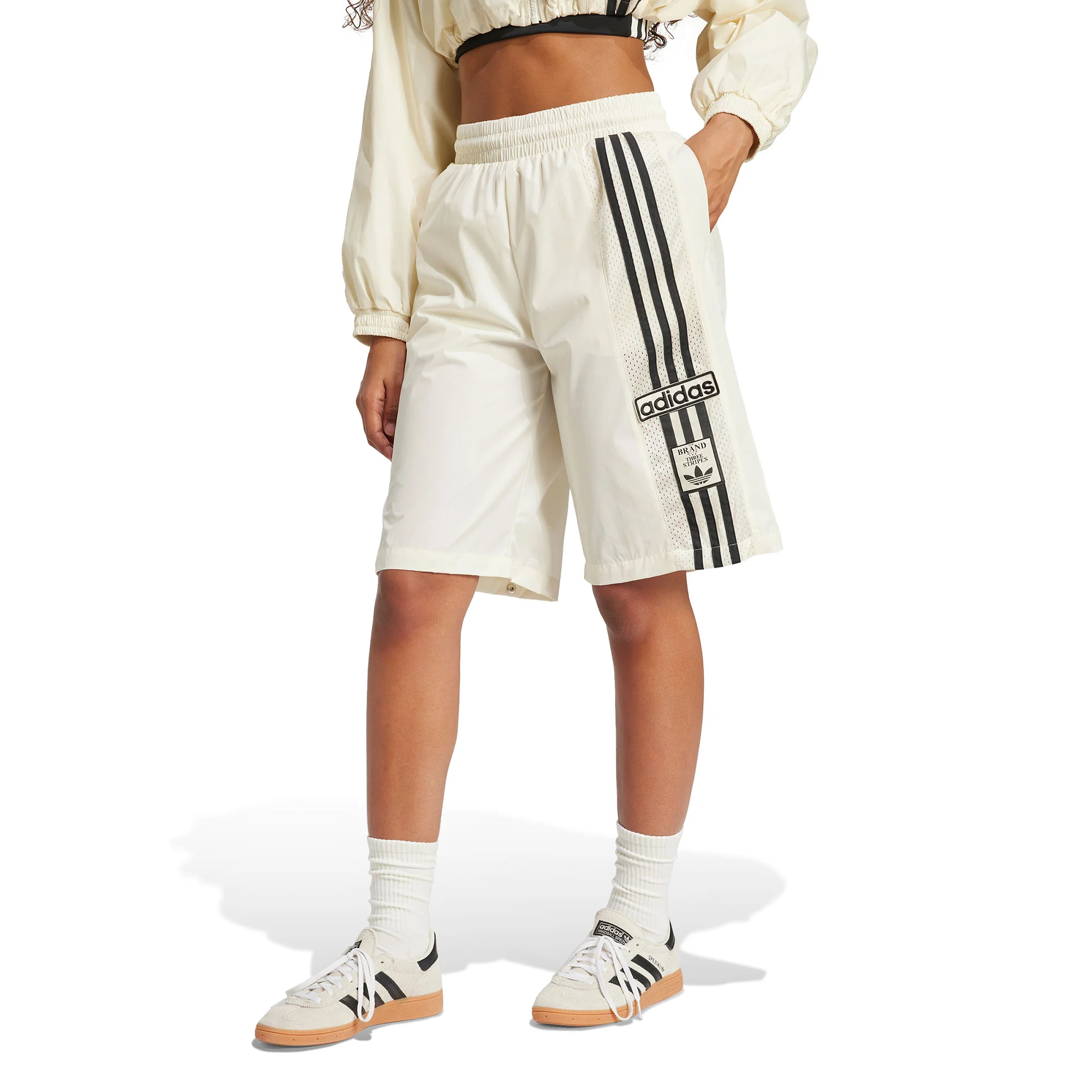 Adidas Originals Woven Trackpant Cream White - Image 2